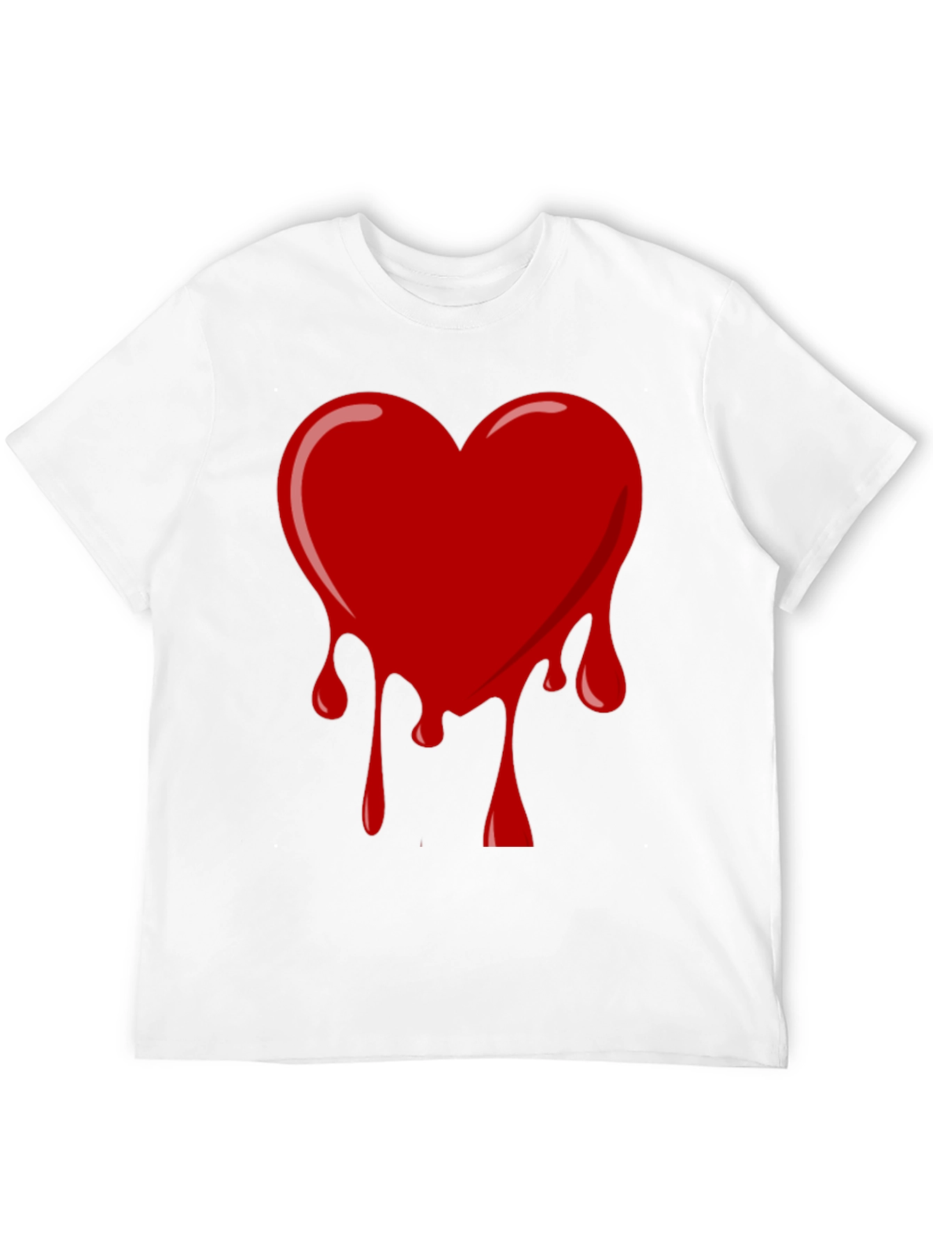 Bleeding Heart Graphic Tee - Black