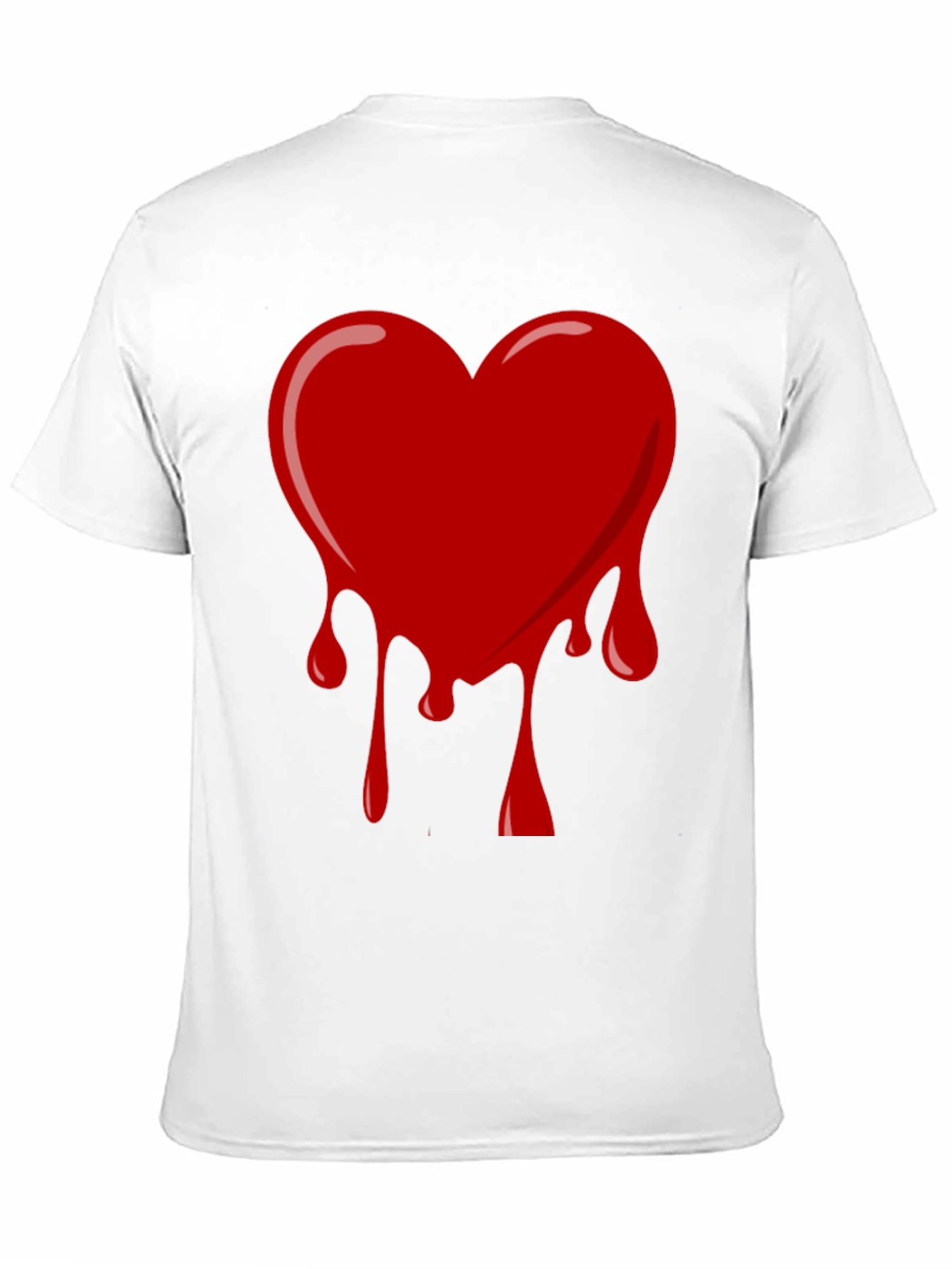 Bleeding Heart Graphic Tee - Black
