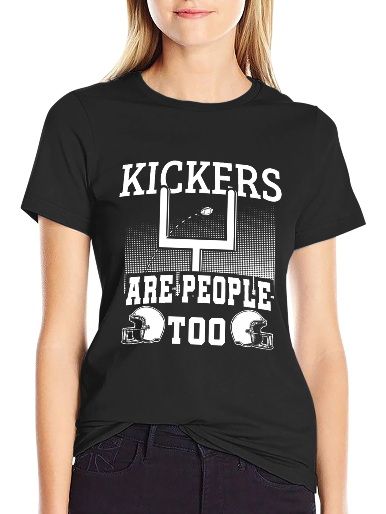 Kickers Are People Too Football T-Shirt