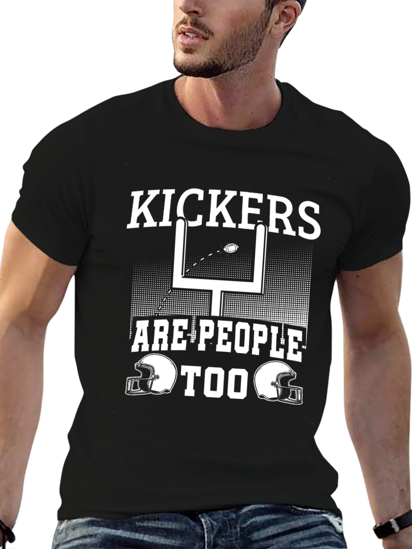 Kickers Are People Too Football T-Shirt