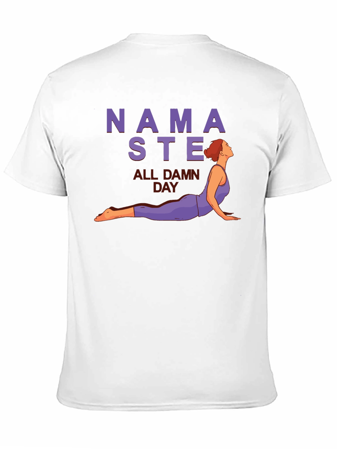Namaste All Damn Day Graphic Tee