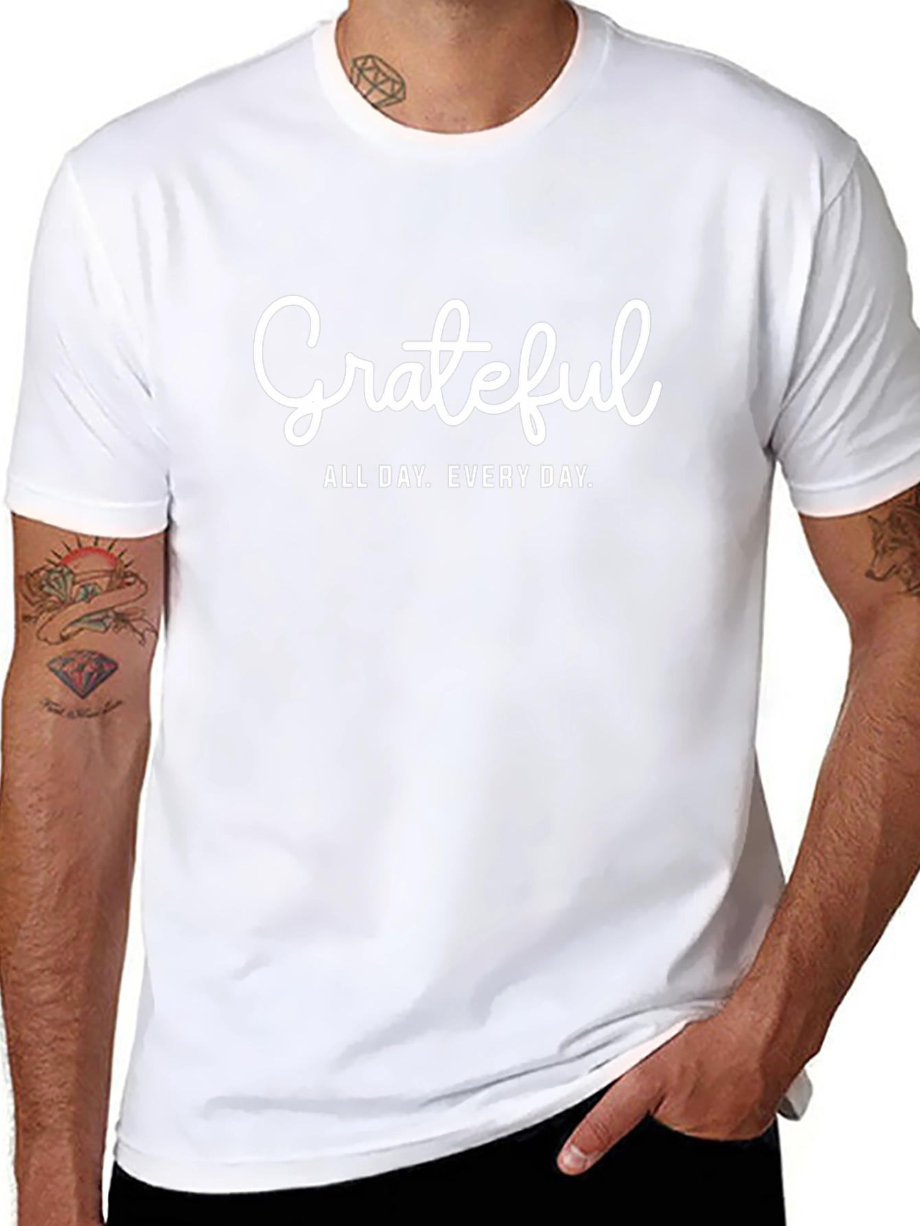 Grateful All Day T-Shirt - Stylish Everyday Wear
