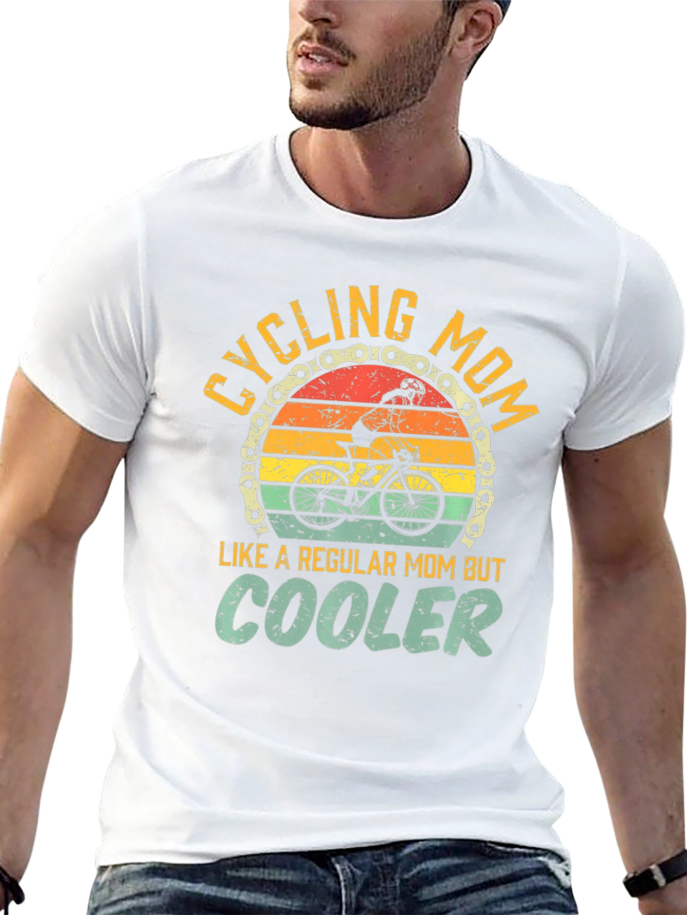 Cycling Mom Graphic Tee - Regular Mom But Cooler