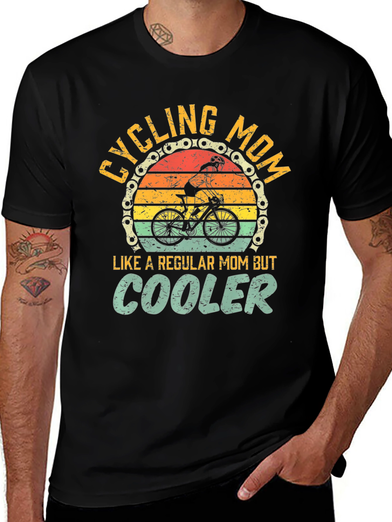 Cycling Mom Graphic Tee - Regular Mom But Cooler