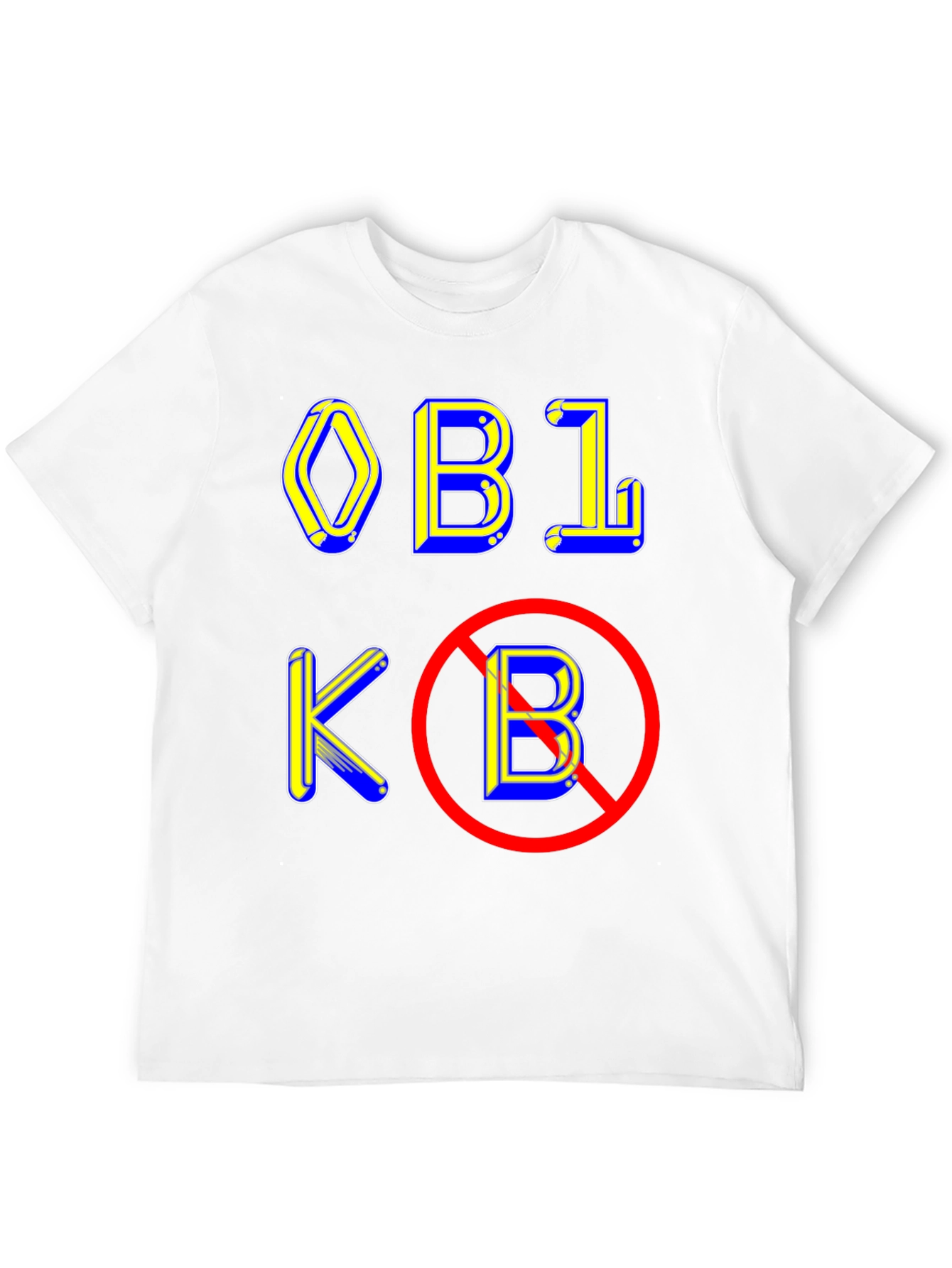 Offensive Parody T-Shirt: No OBL KB Graphic Tee