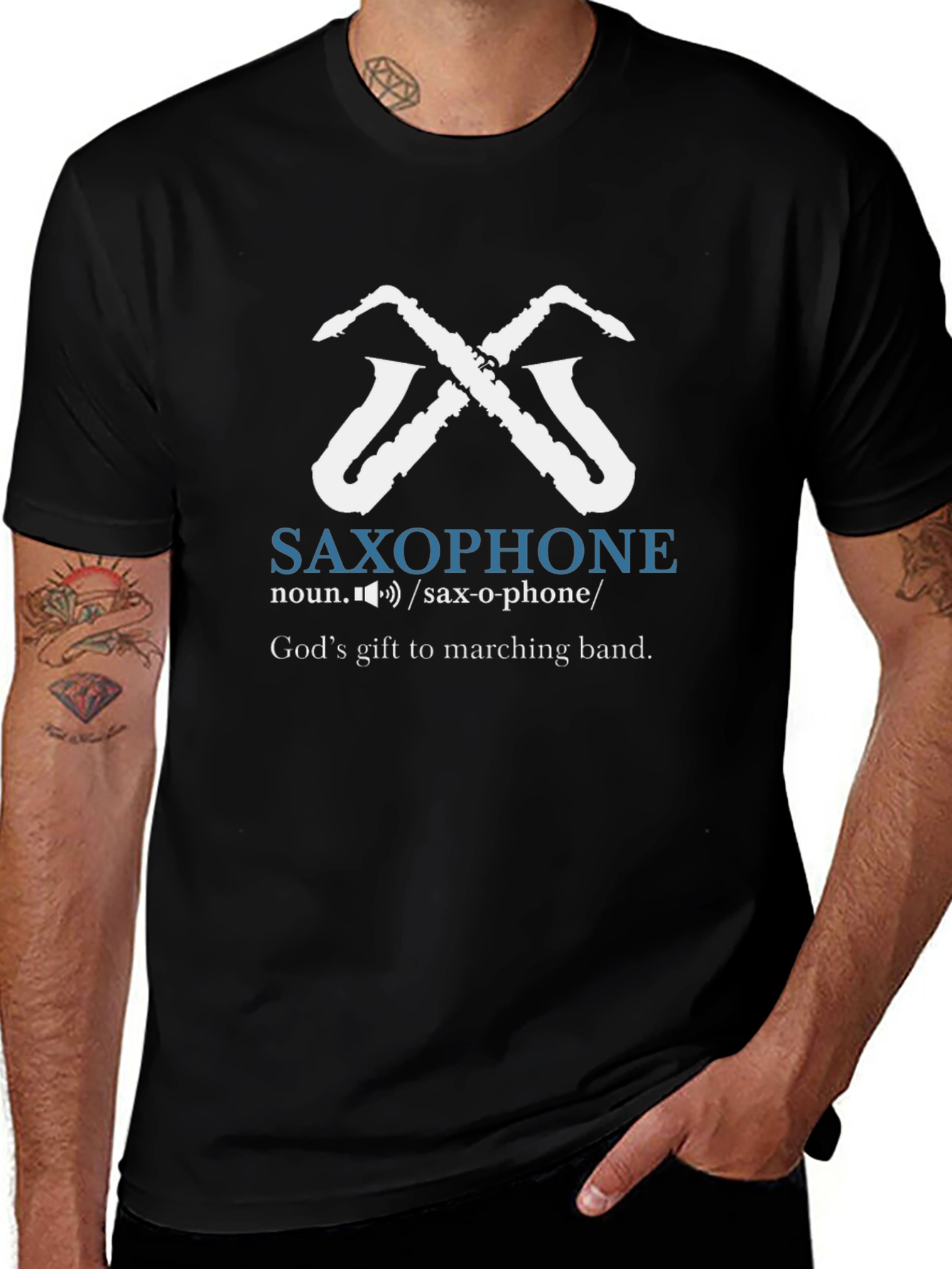 Saxophone Definition Graphic T-Shirt