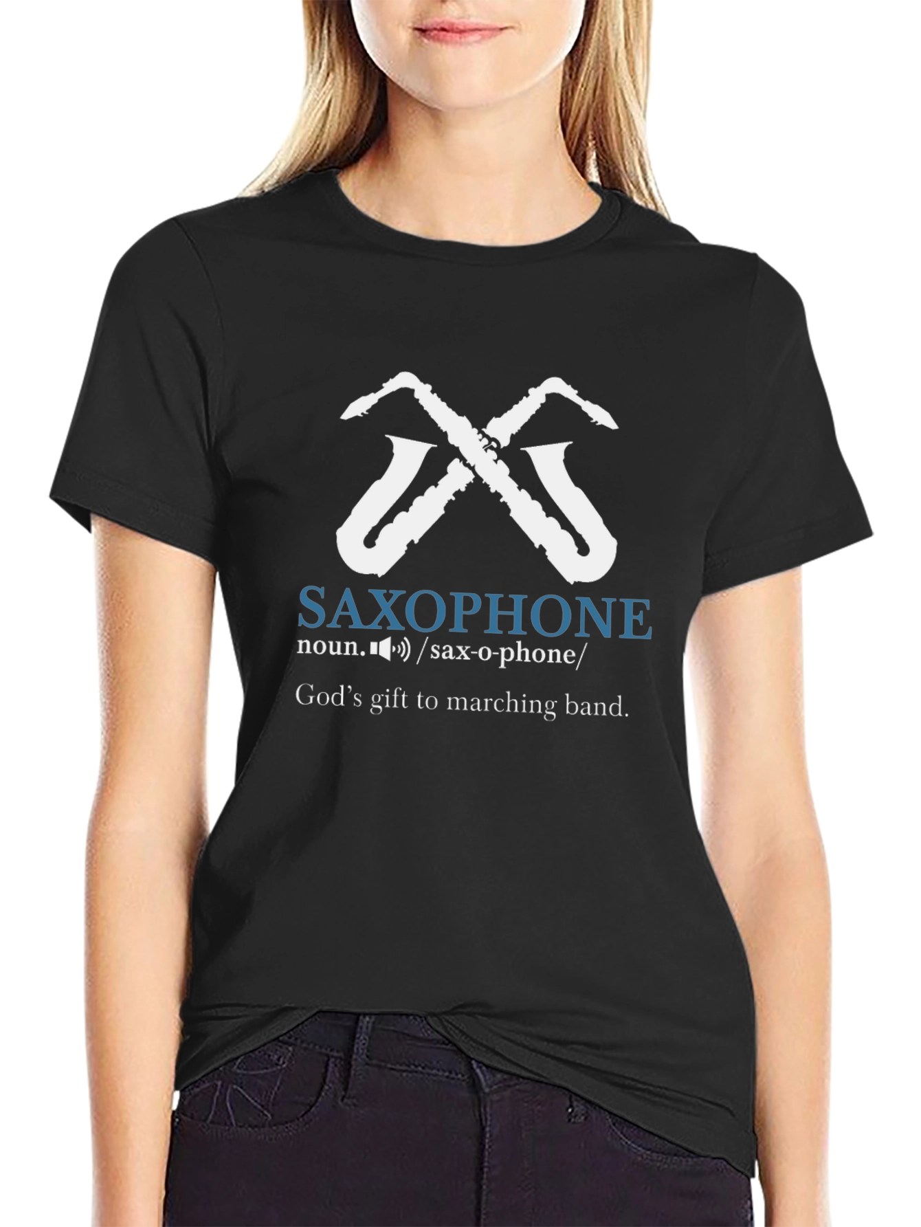 Saxophone Definition Graphic T-Shirt