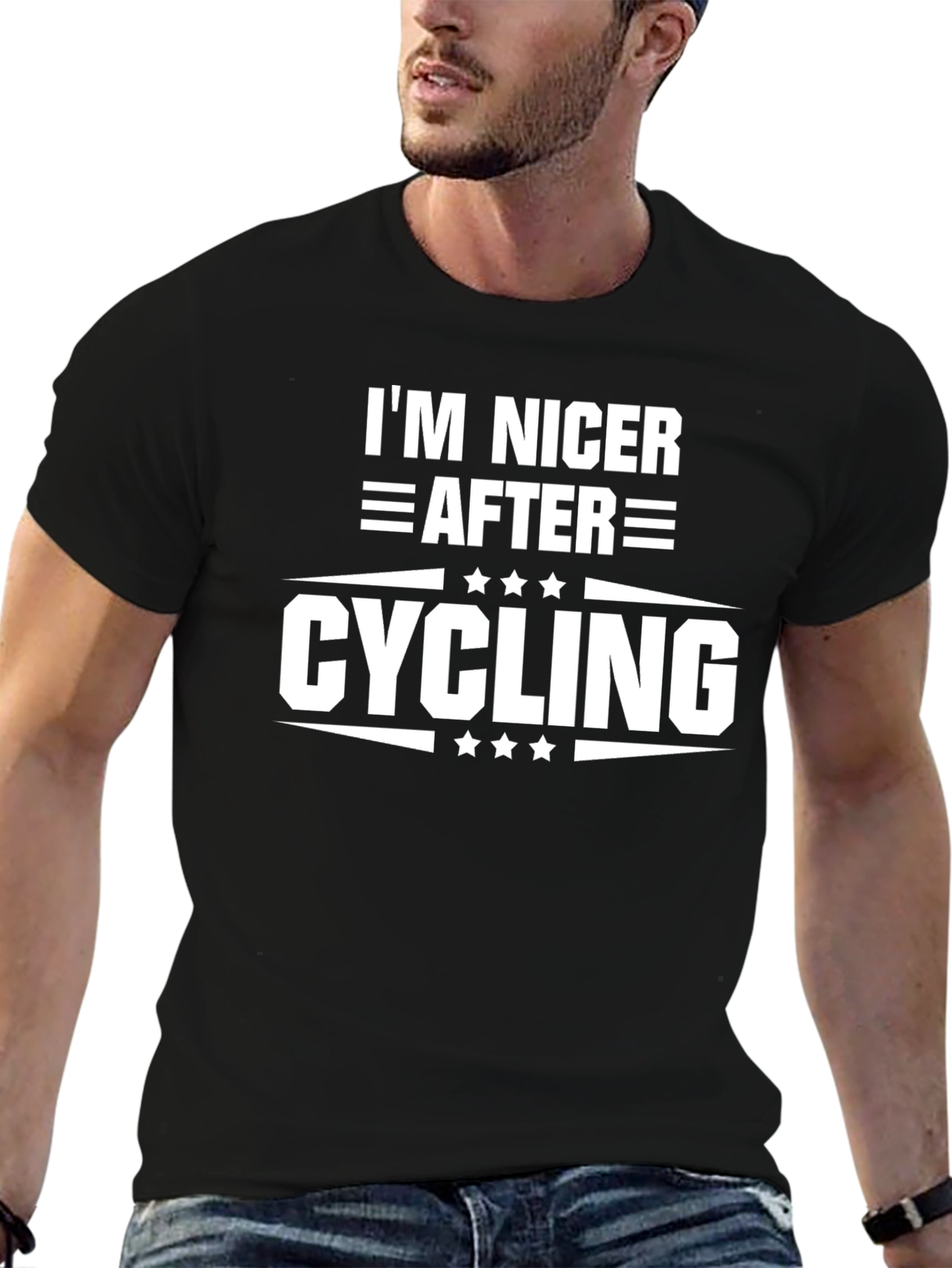 Im Nicer After Cycling Black T-Shirt