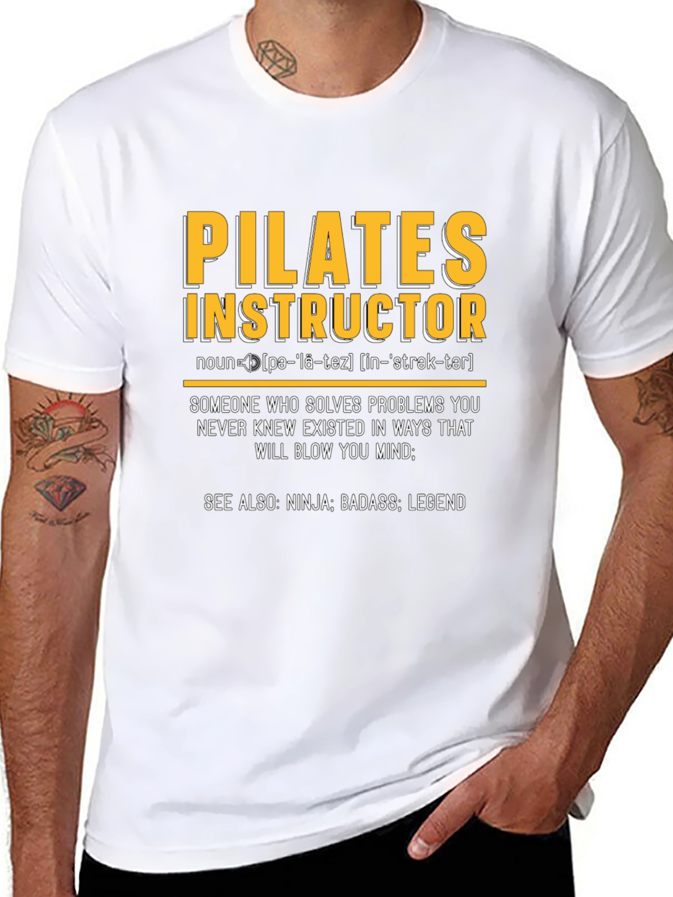 Pilates Instructor Definition T-Shirt