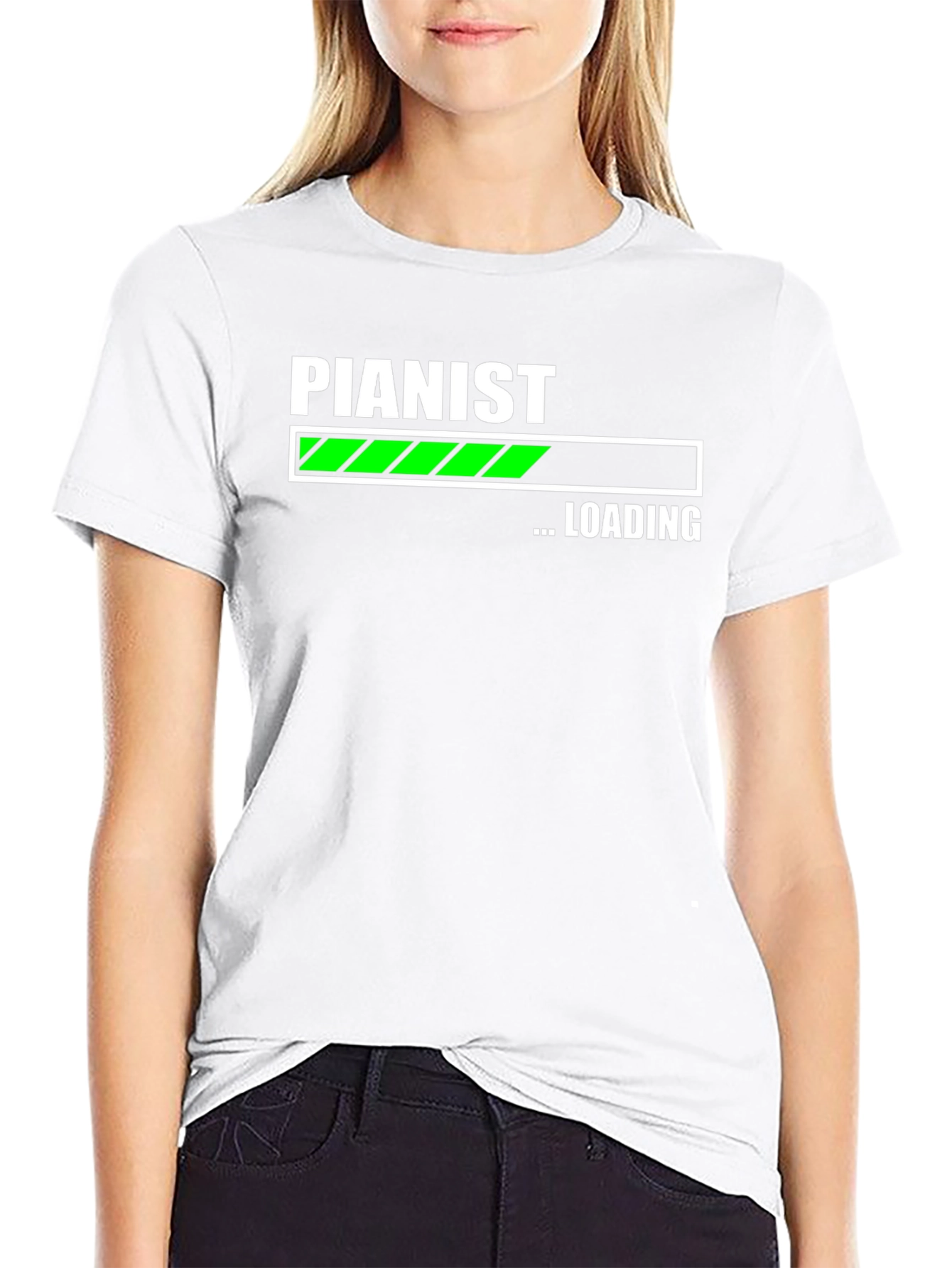 Pianist Loading T-Shirt - Funny Music Lover Tee