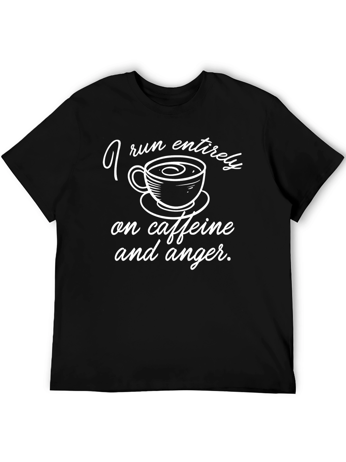 Caffeine & Anger T-Shirt - Funny Graphic Tee