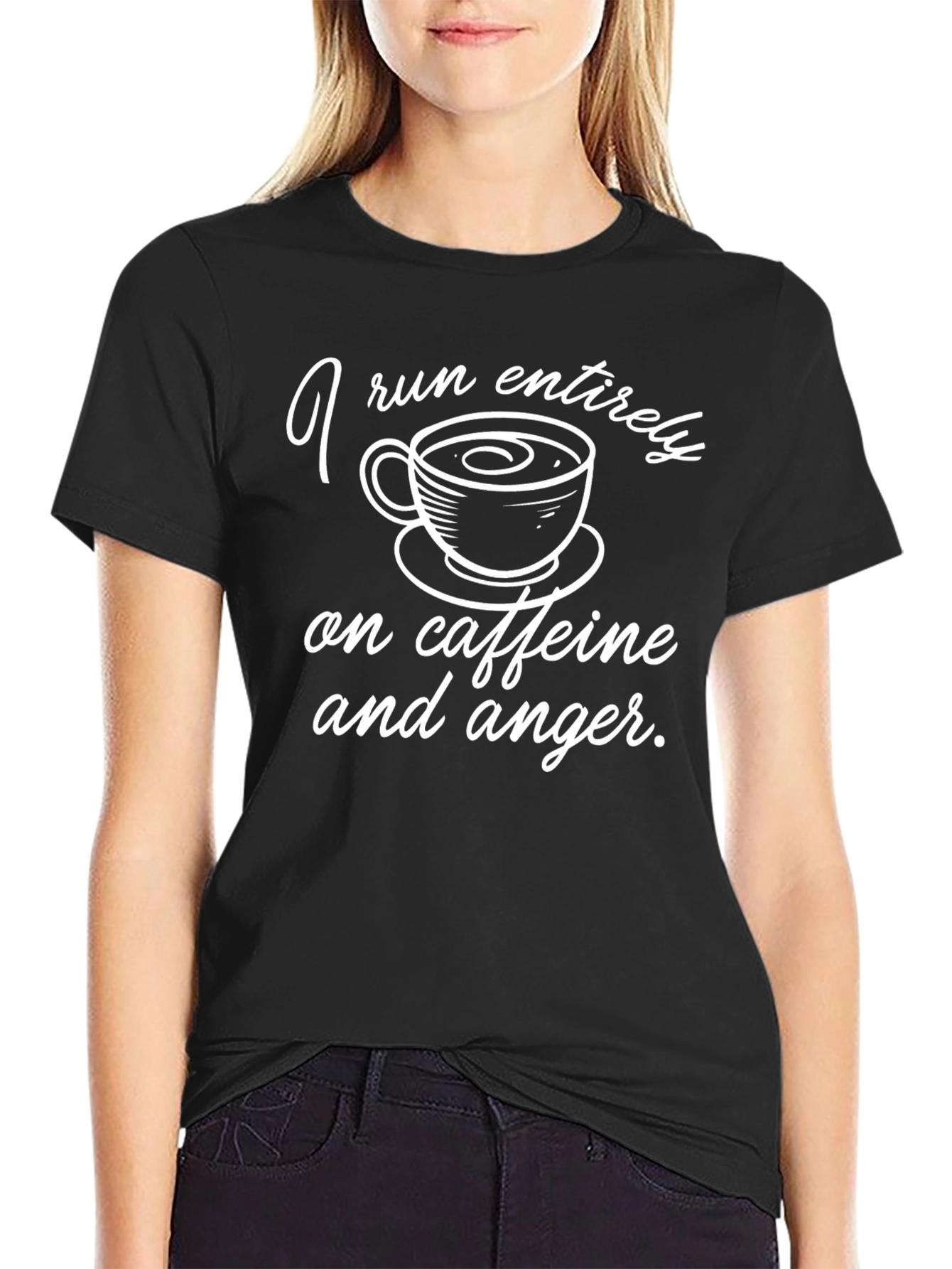 Caffeine & Anger T-Shirt - Funny Graphic Tee