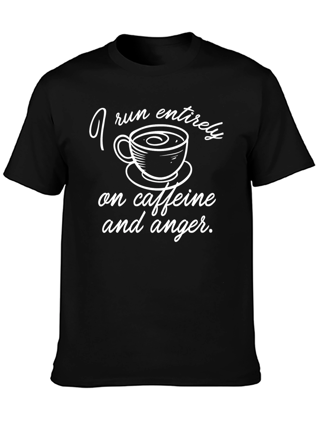 Caffeine & Anger T-Shirt - Funny Graphic Tee
