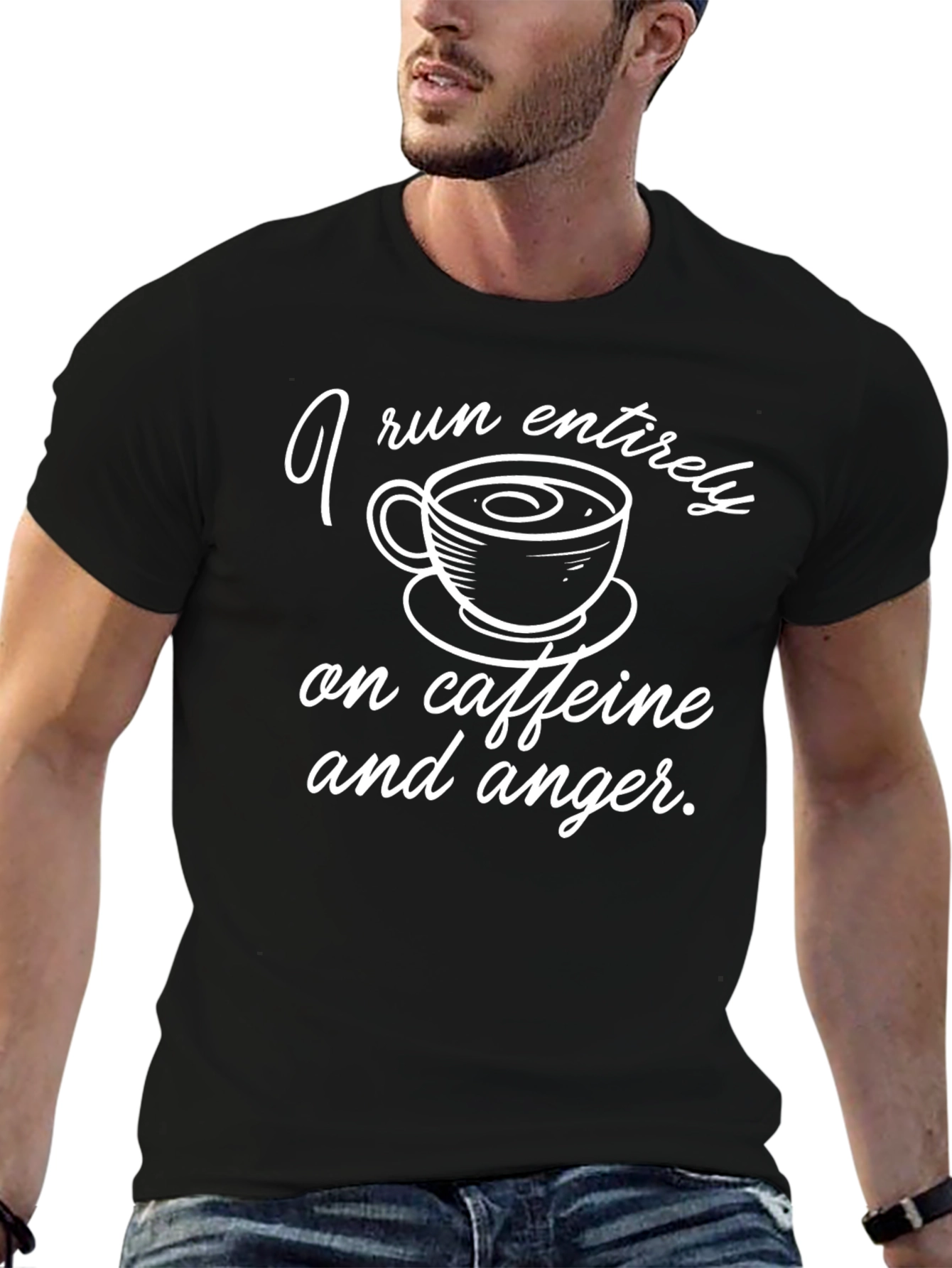 Caffeine & Anger T-Shirt - Funny Graphic Tee