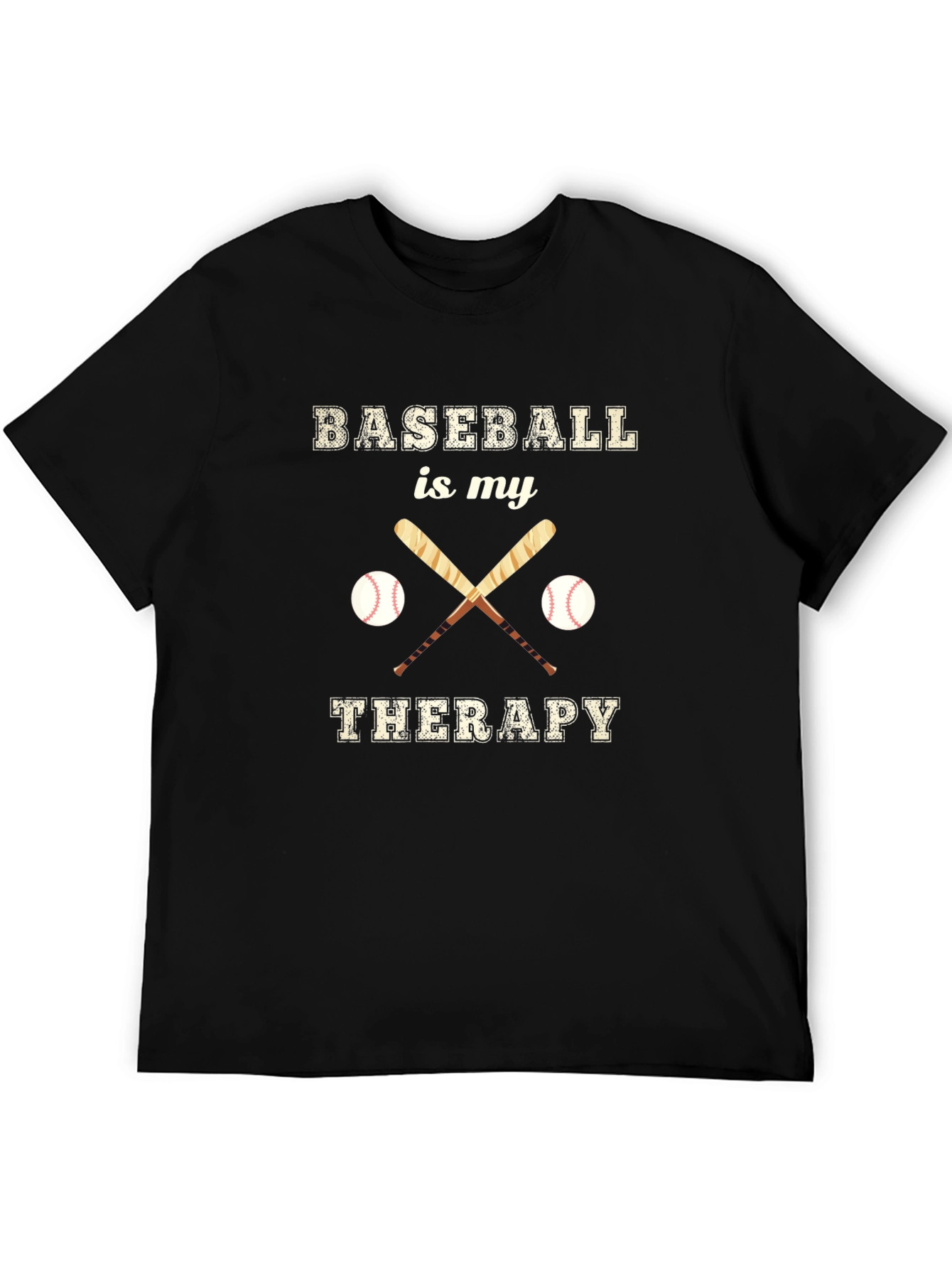 Baseball is My Therapy T-Shirt