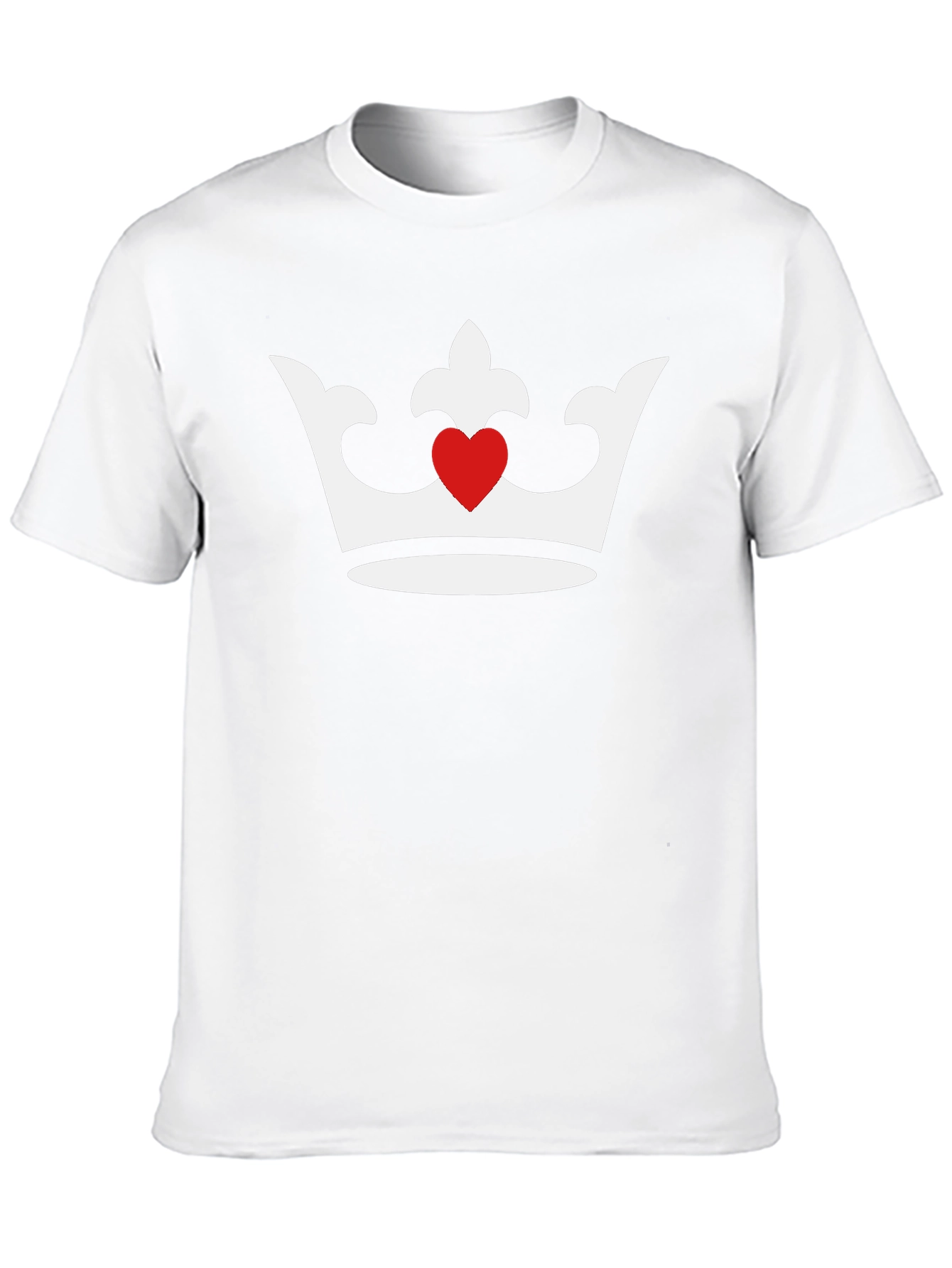 King/Queen of Hearts Graphic Tee - Black