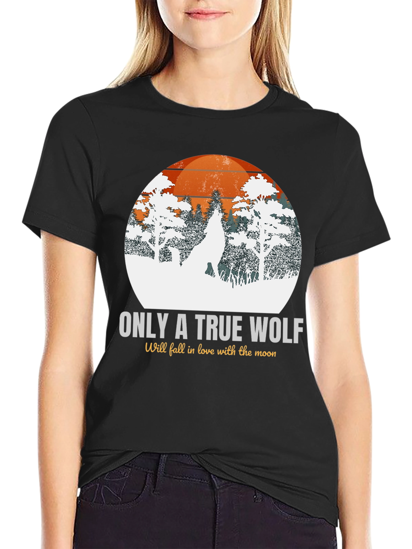 True Wolf Graphic T-Shirt