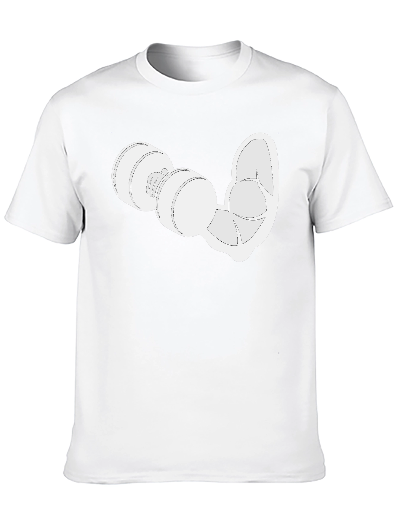 Funny Gym Graphic T-Shirt - Black