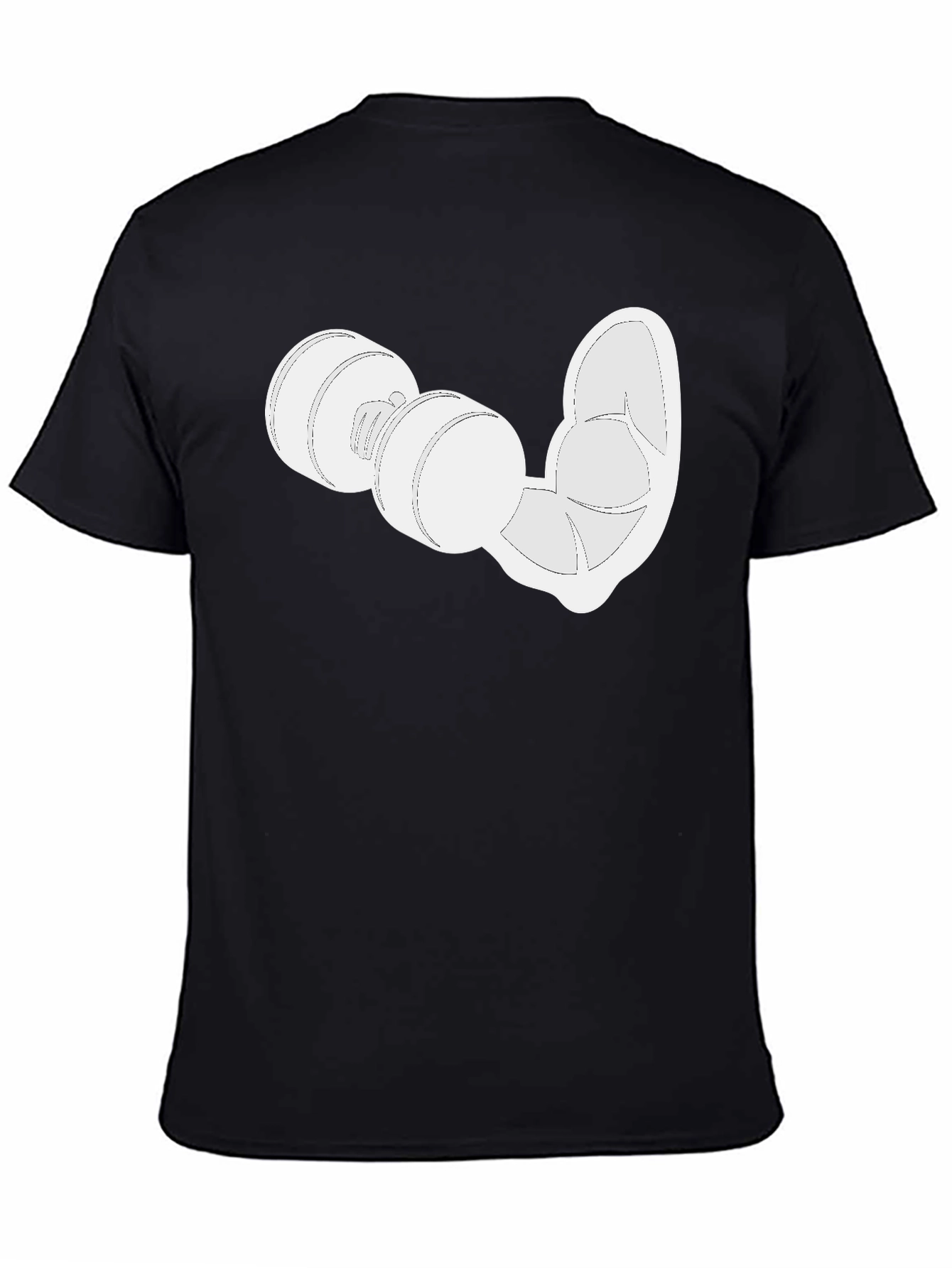 Funny Gym Graphic T-Shirt - Black