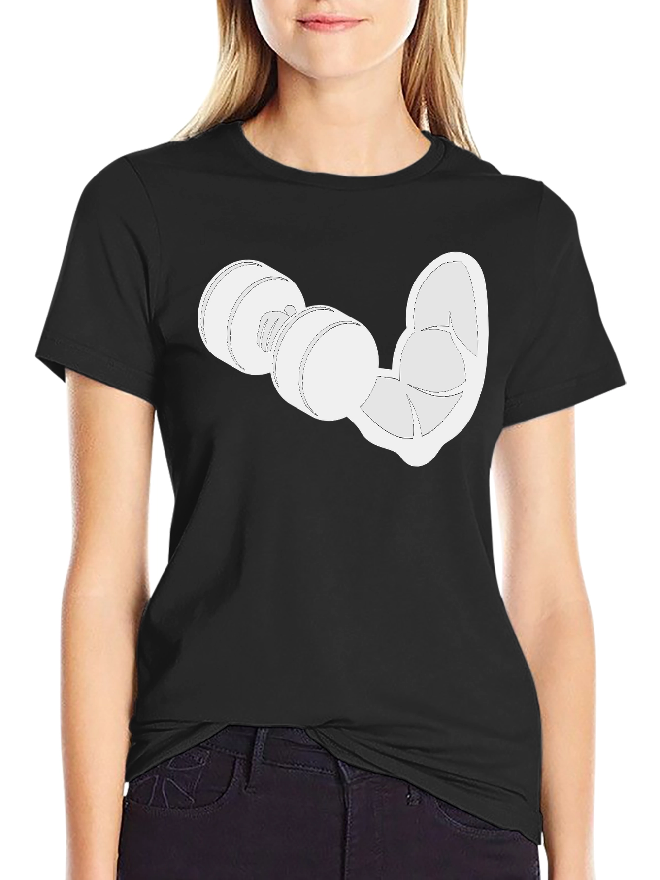 Funny Gym Graphic T-Shirt - Black