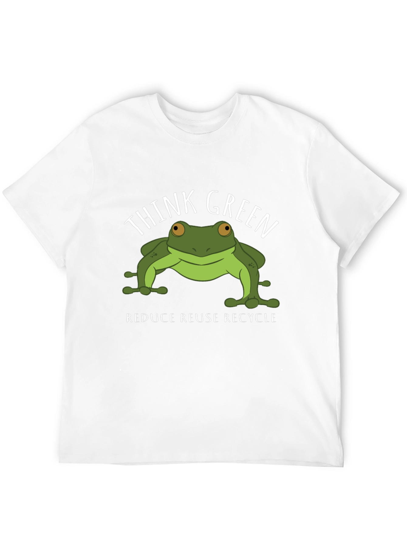 Think Green Frog Graphic T-Shirt