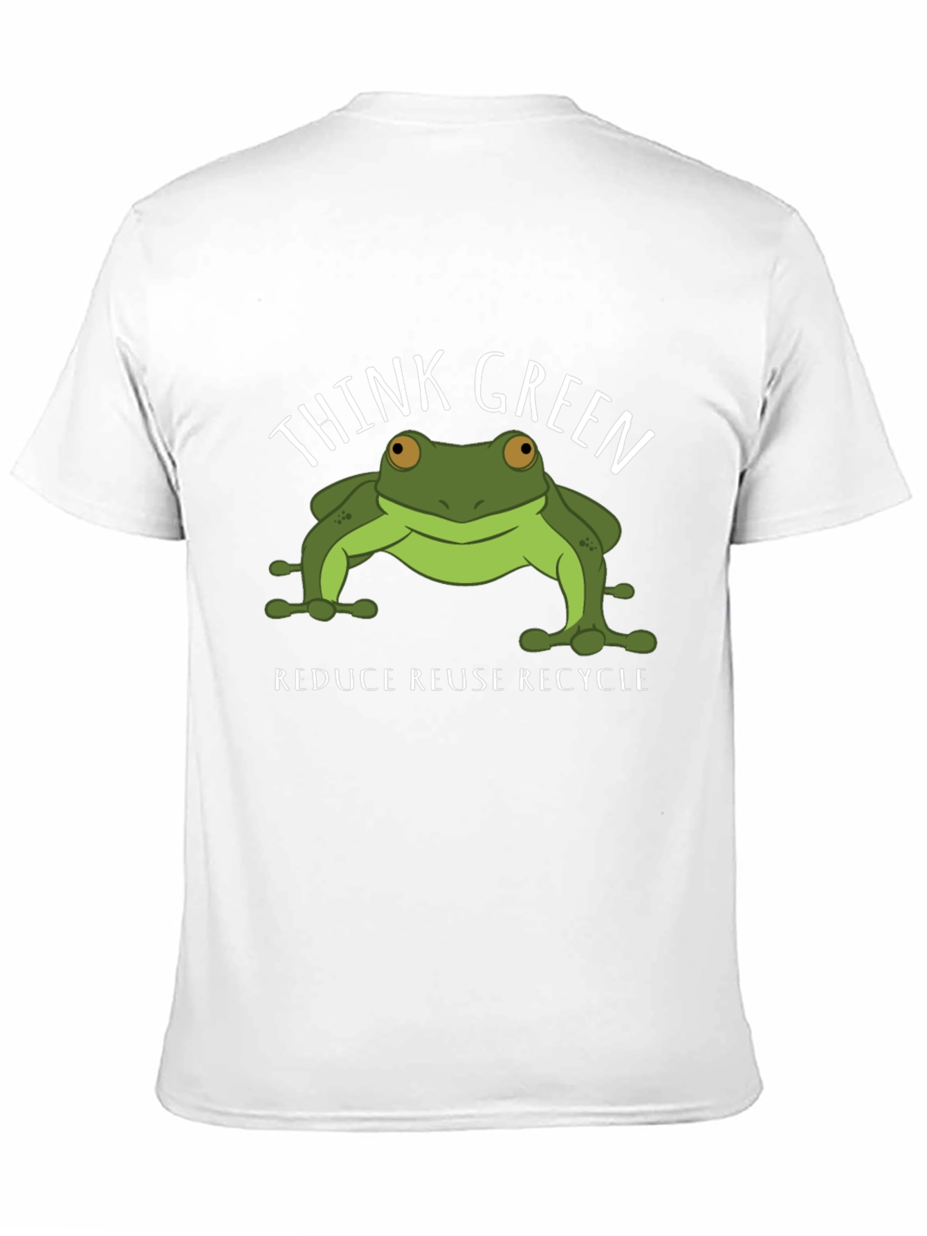 Think Green Frog Graphic T-Shirt