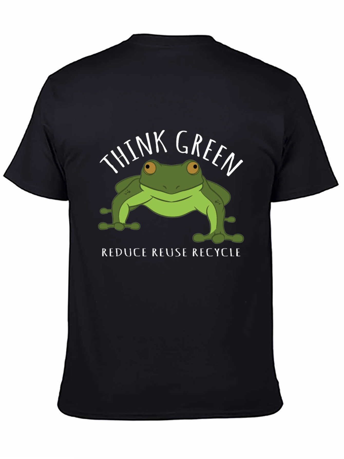 Think Green Frog Graphic T-Shirt