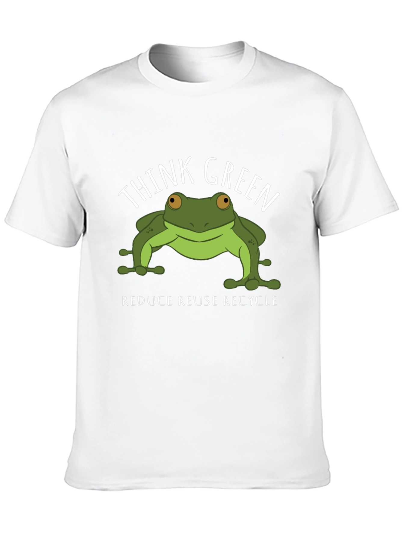 Think Green Frog Graphic T-Shirt
