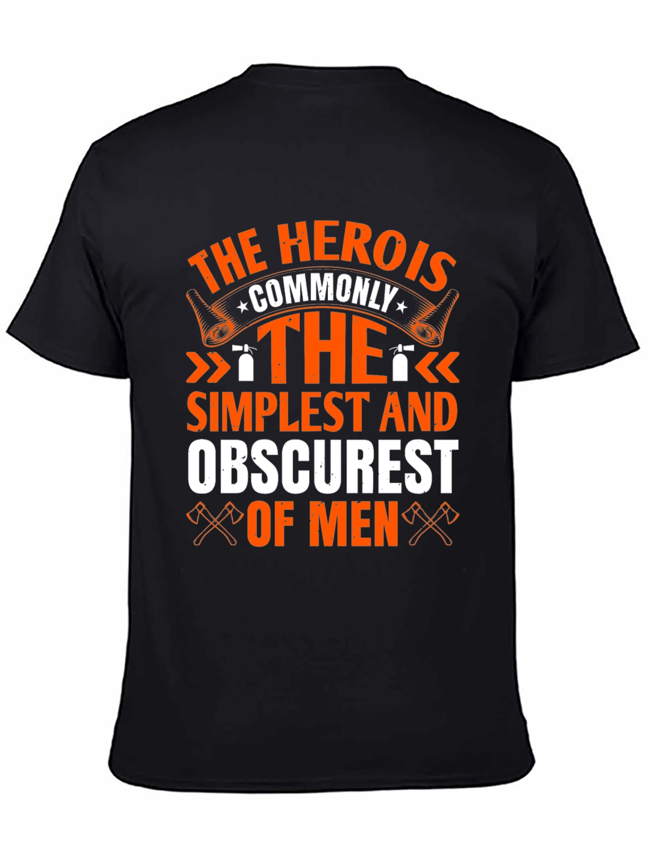 Hero Simplest Obscurest Men Graphic Tee
