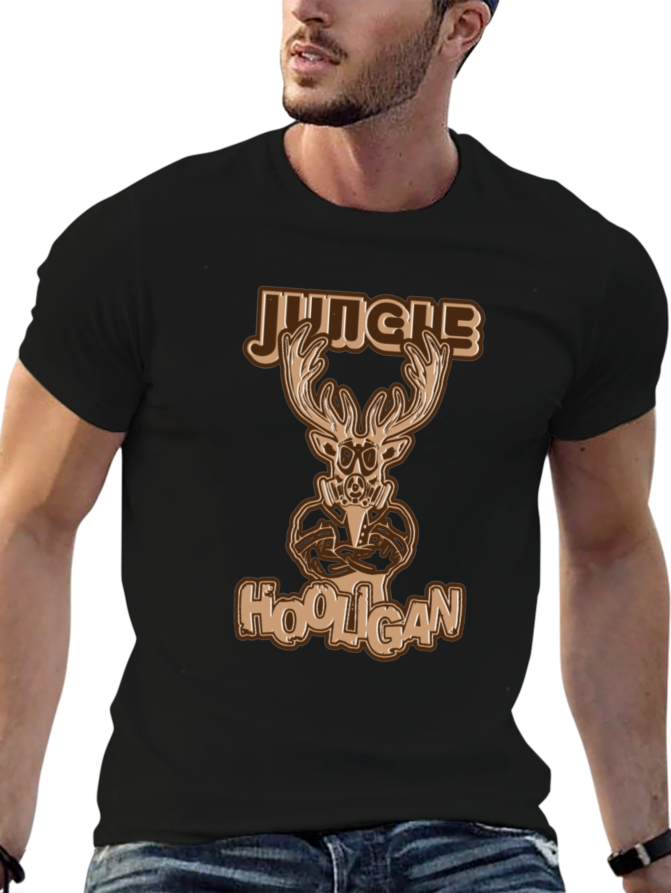 Jungle Hooligan T-Shirt Deer Design