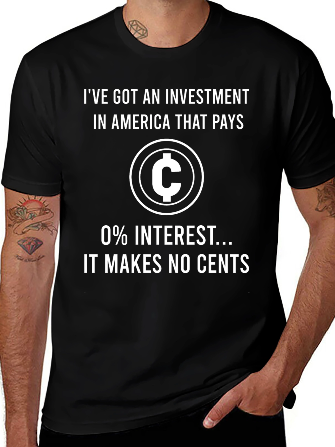 Investment Humor T-Shirt - No Cents