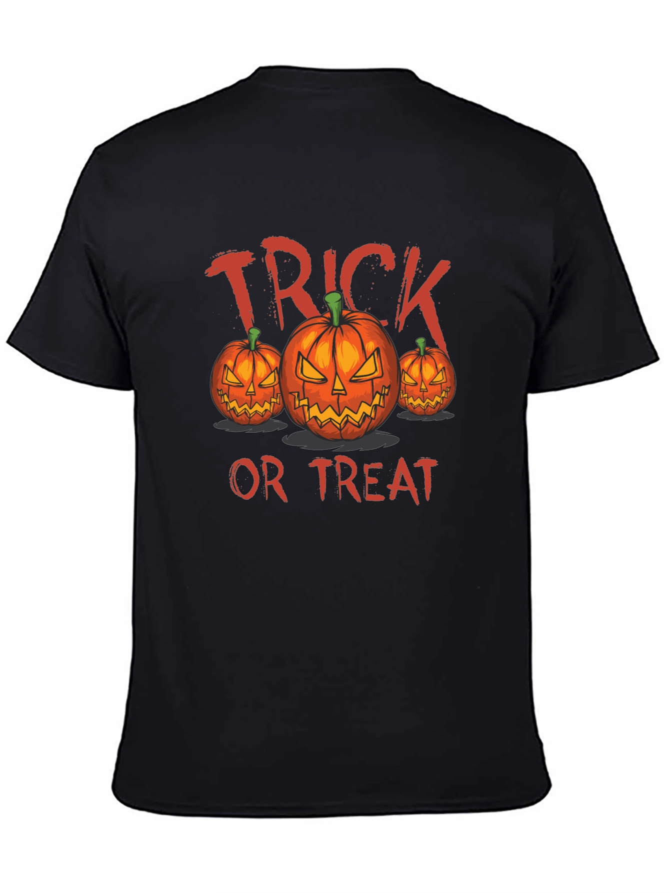 Halloween Trick or Treat Pumpkin Graphic T-Shirt