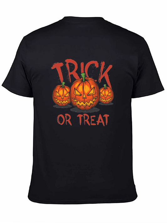 Halloween Trick or Treat Pumpkin Graphic T-Shirt