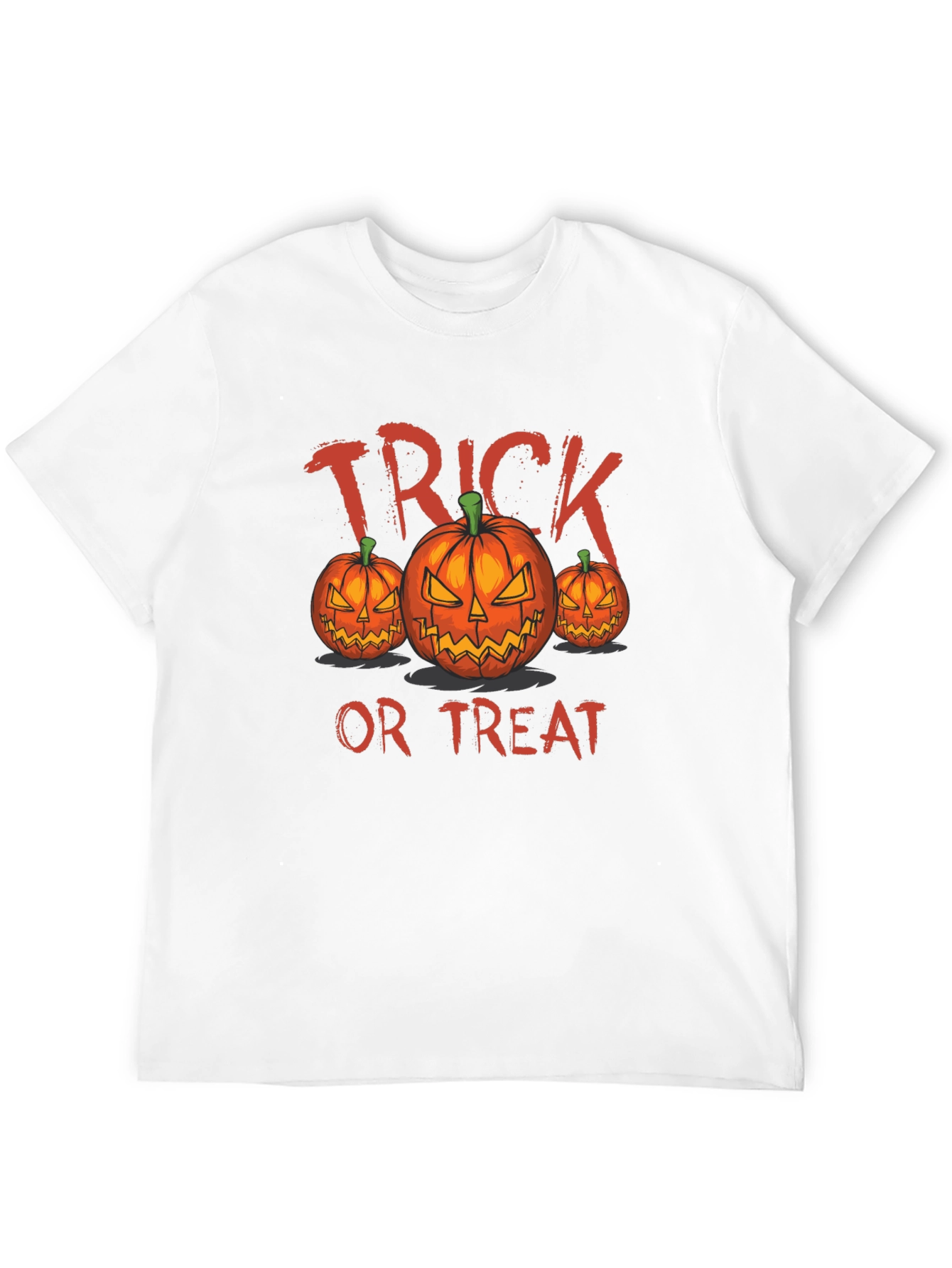 Halloween Trick or Treat Pumpkin Graphic T-Shirt