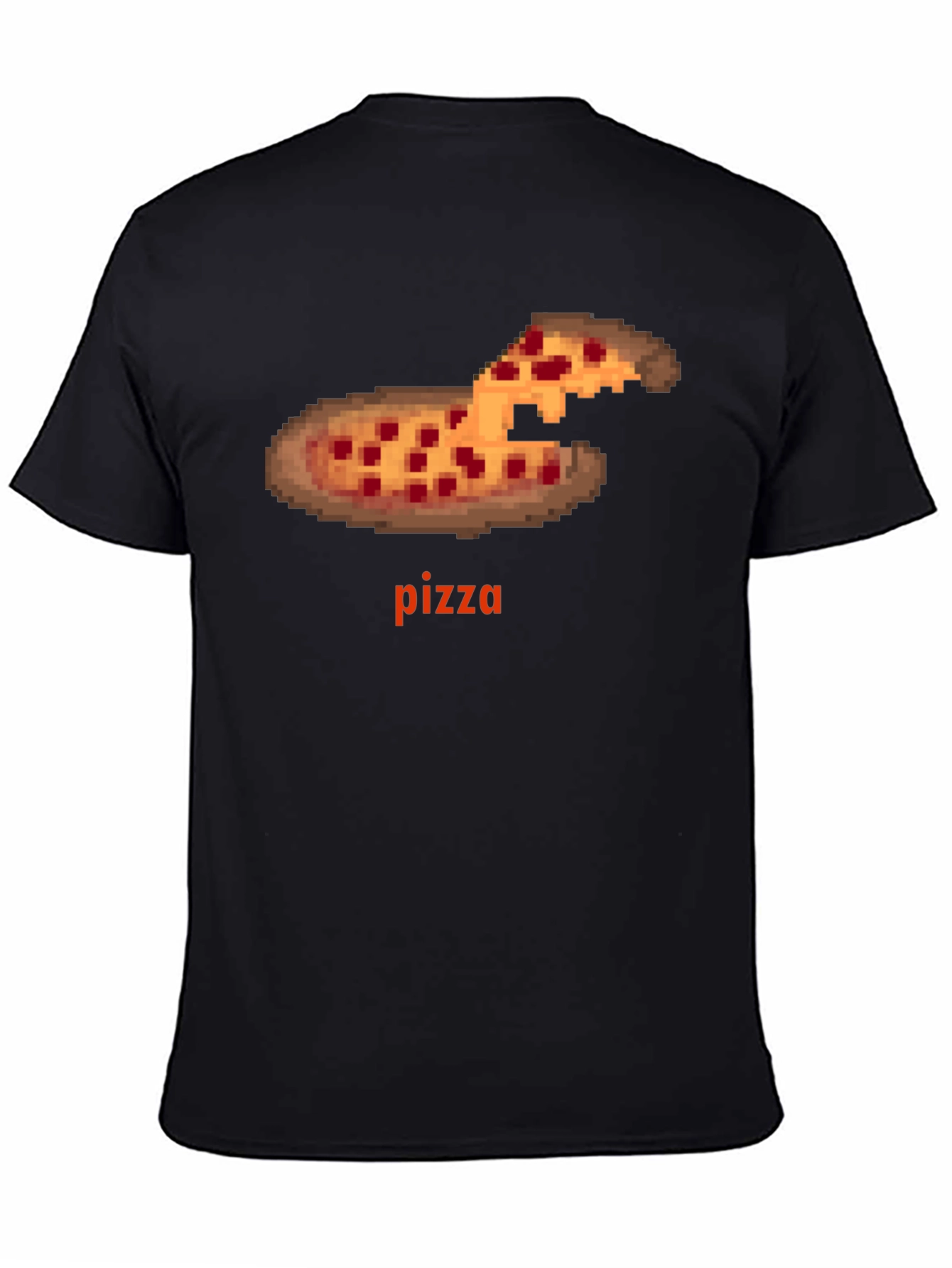 Pixel Pizza Graphic Tee - Gamer Style T-Shirt