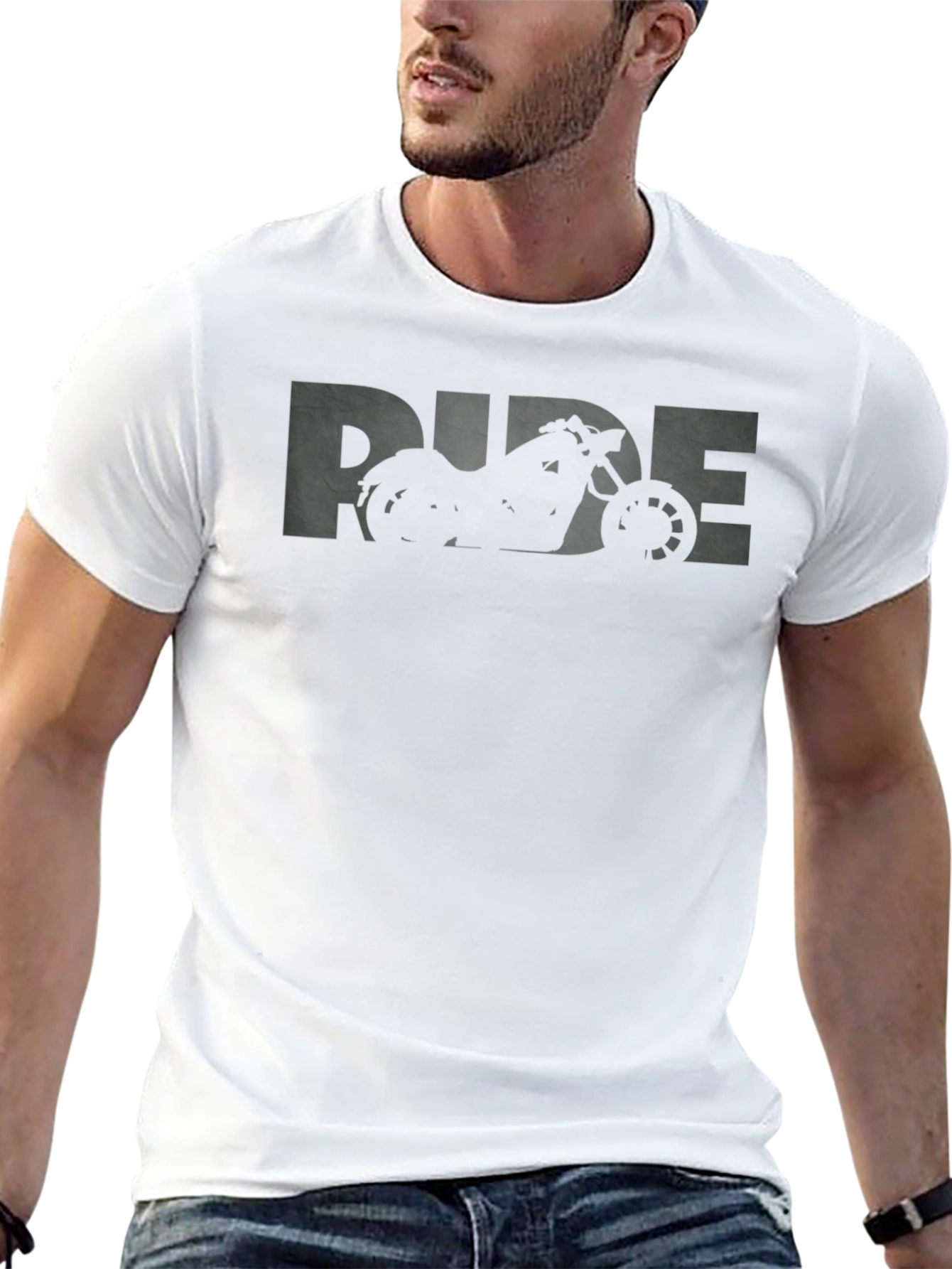 Ride Motorcycle Graphic T-Shirt - Black