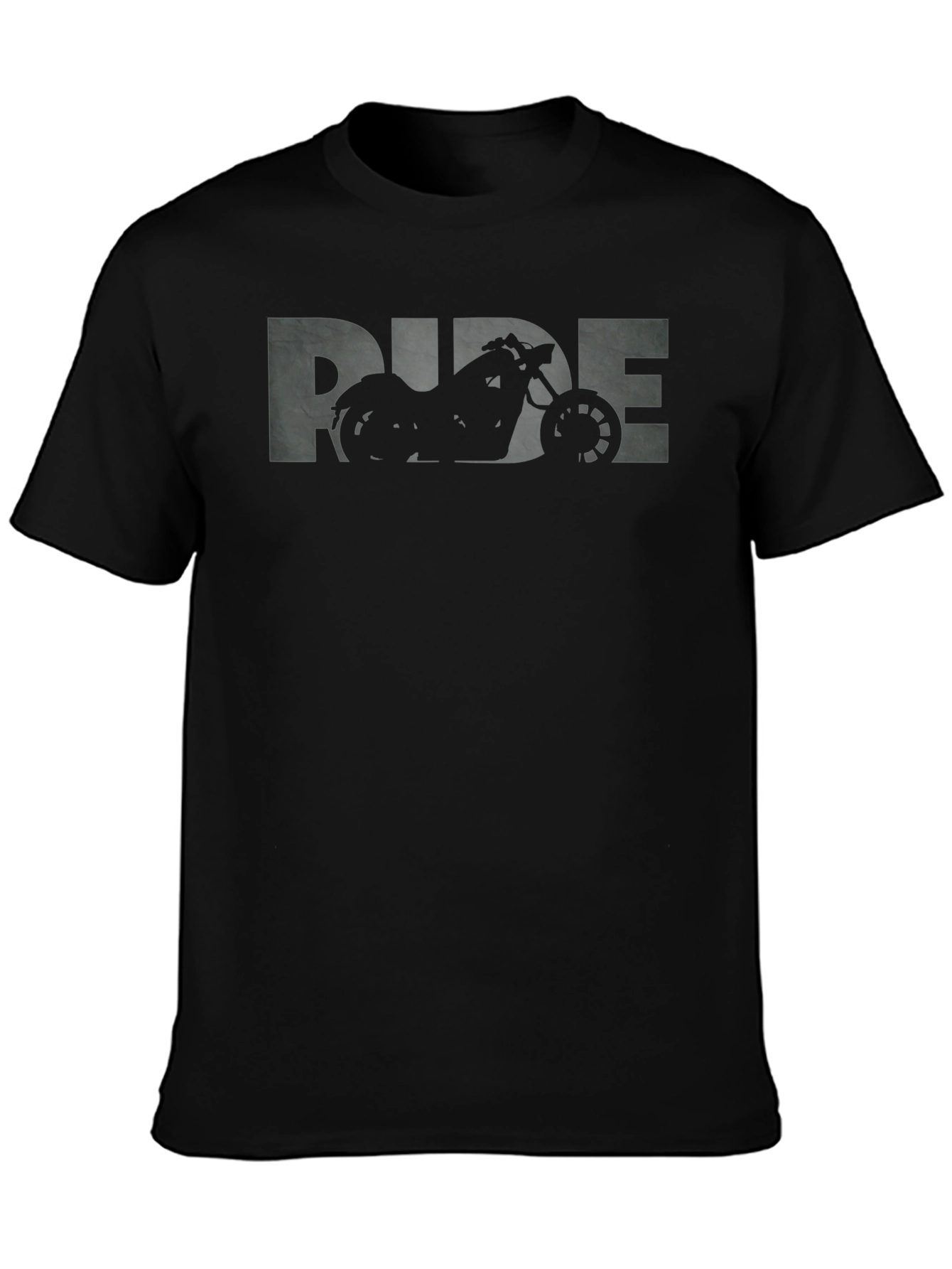 Ride Motorcycle Graphic T-Shirt - Black