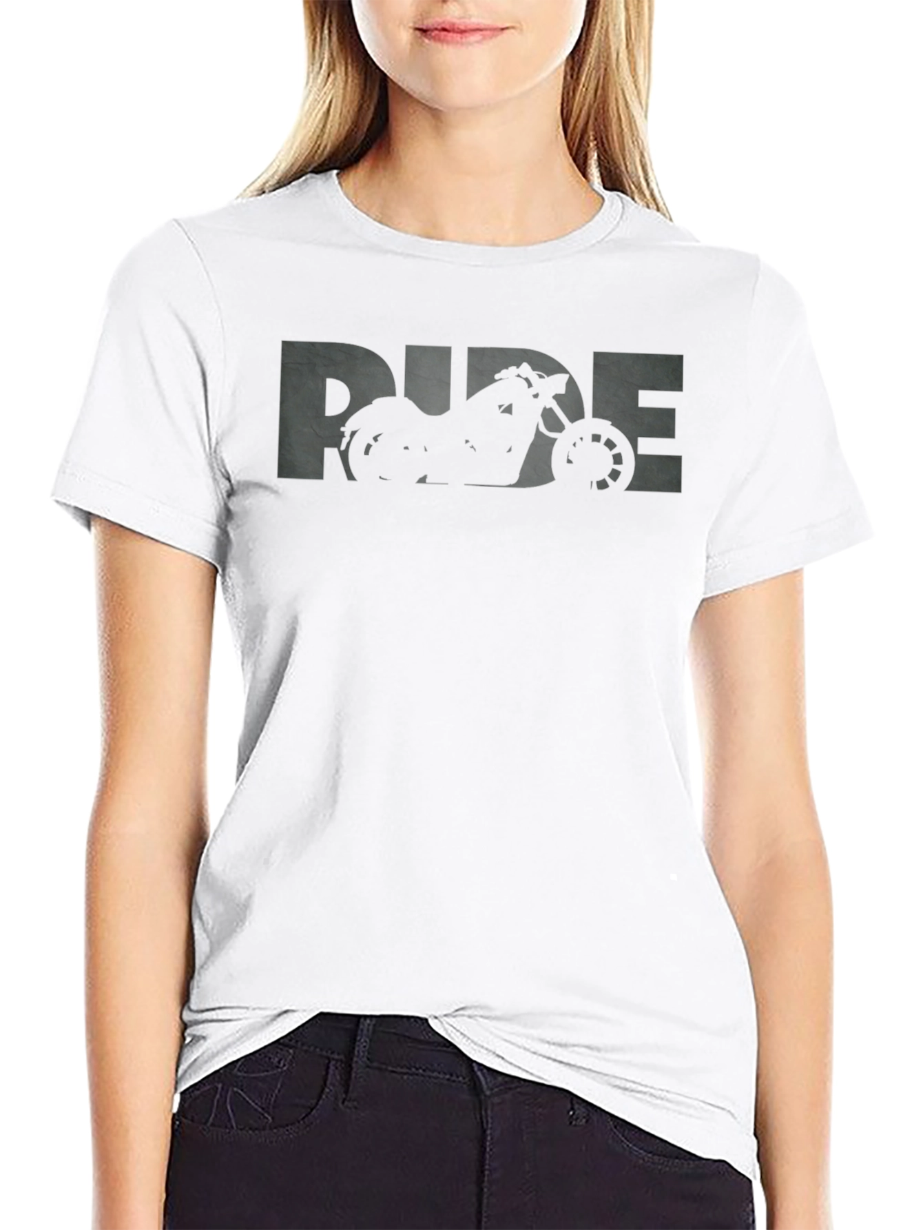 Ride Motorcycle Graphic T-Shirt - Black