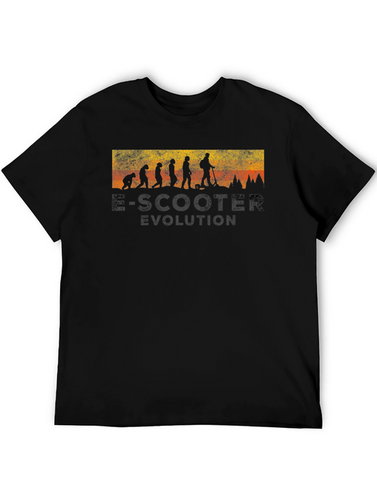 E-Scooter Evolution Graphic T-Shirt