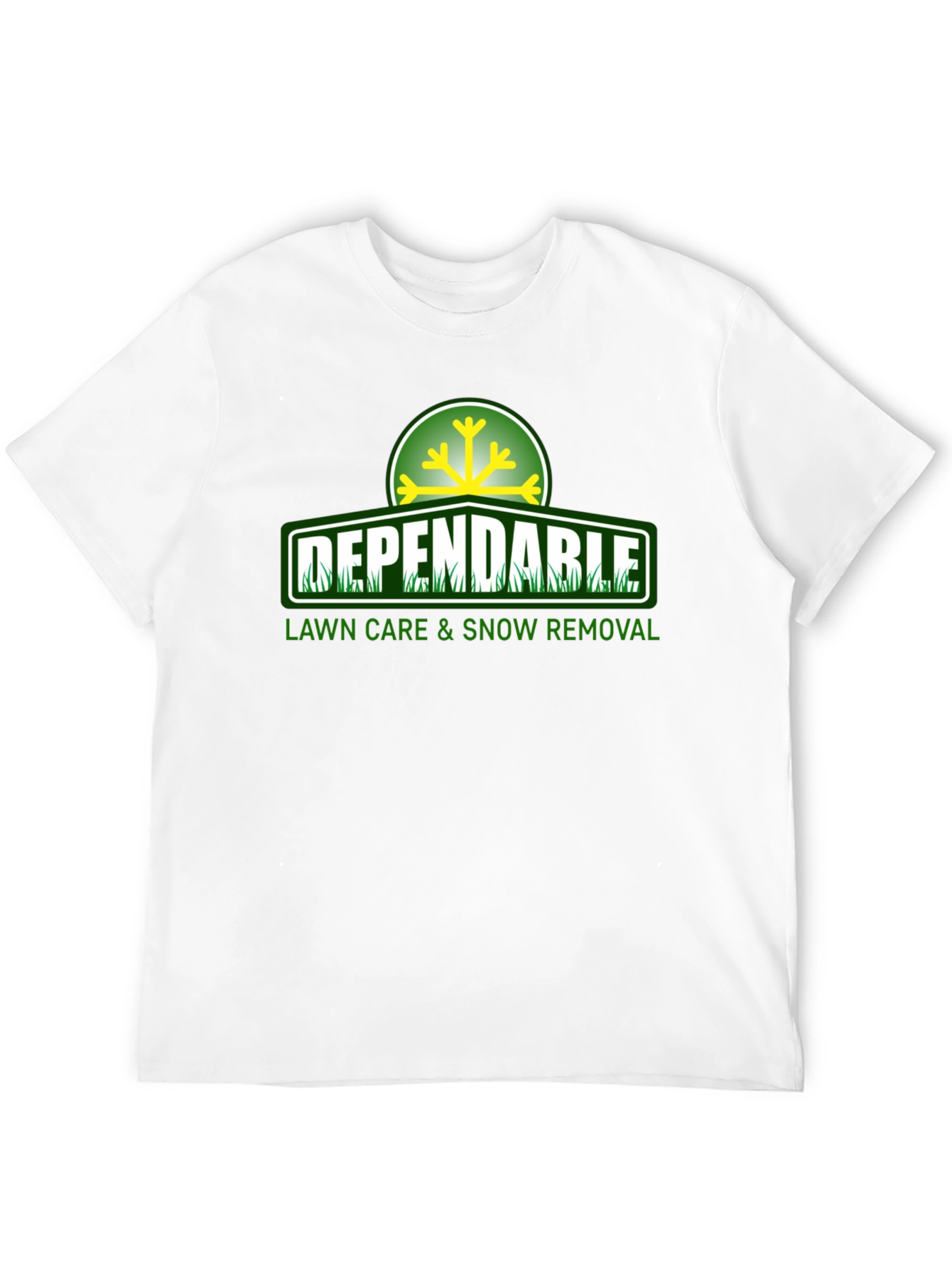 Dependable Lawn Care & Snow Removal Black T-Shirt