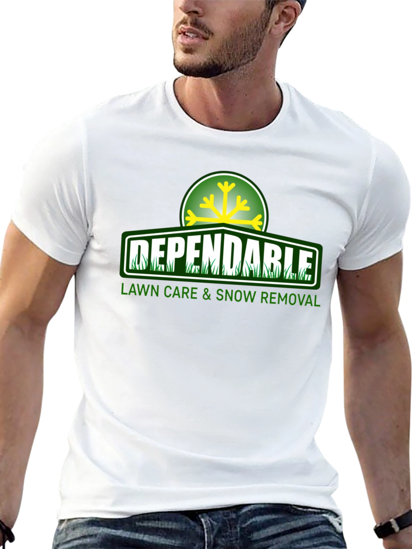 Dependable Lawn Care & Snow Removal Black T-Shirt