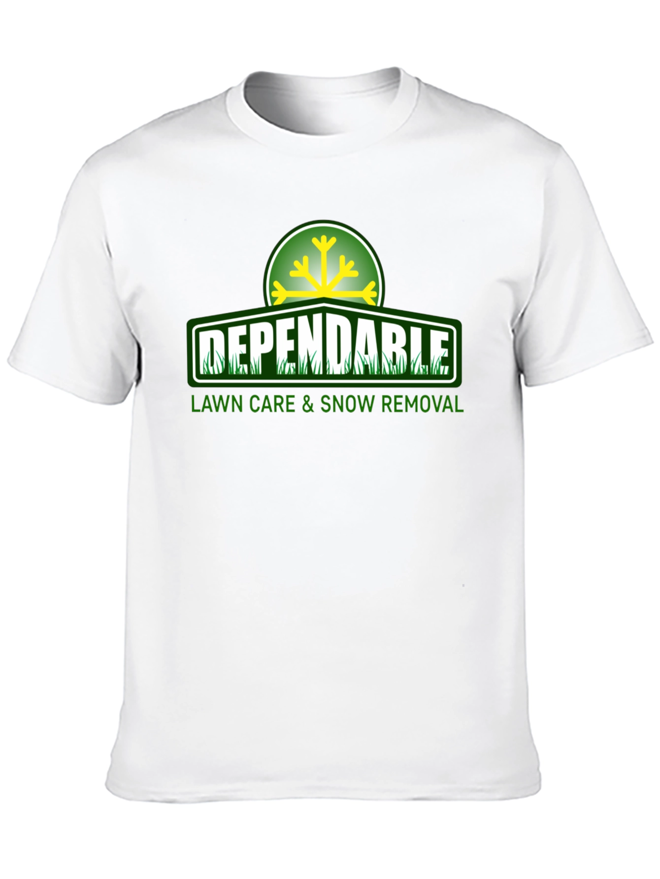 Dependable Lawn Care & Snow Removal Black T-Shirt