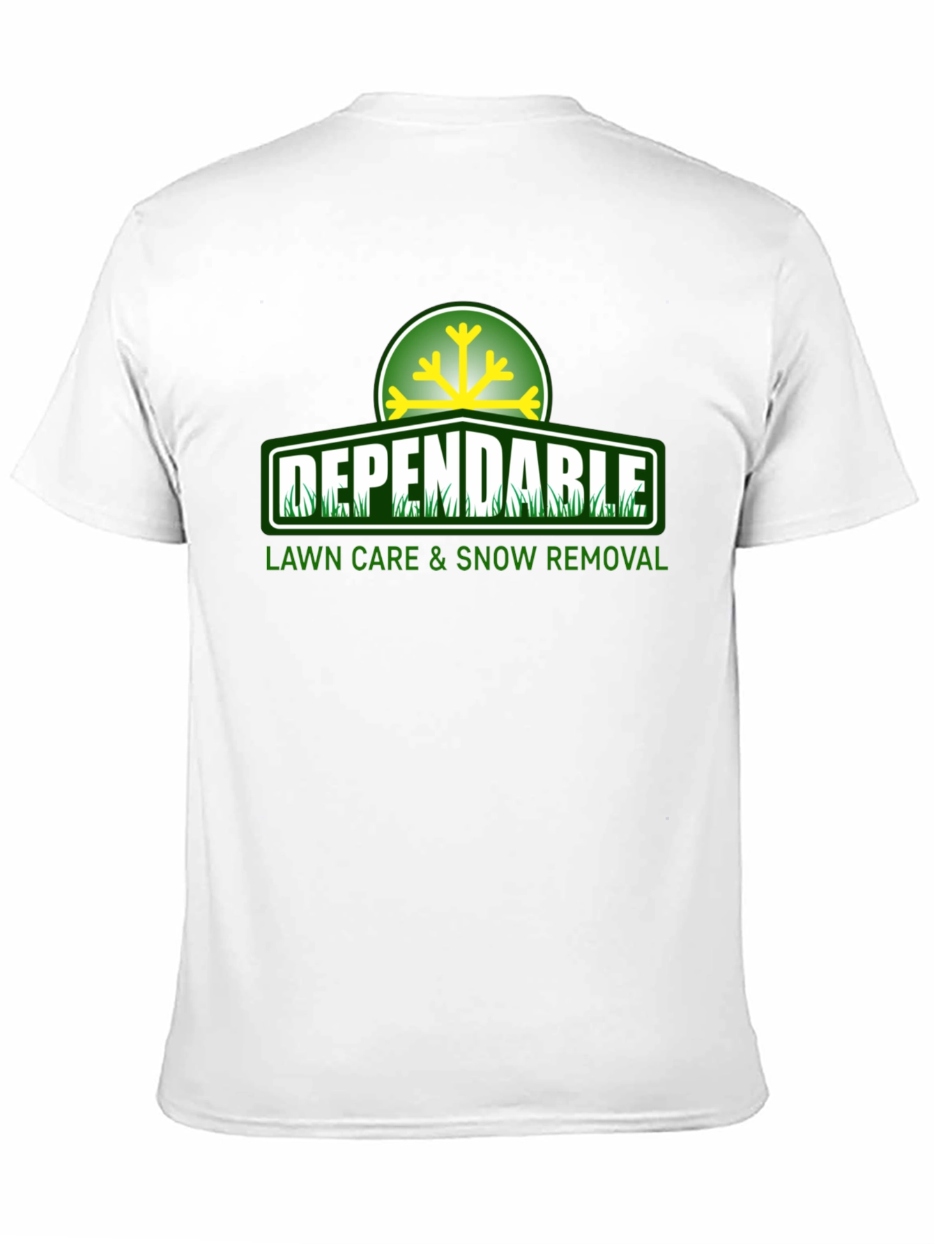Dependable Lawn Care & Snow Removal Black T-Shirt