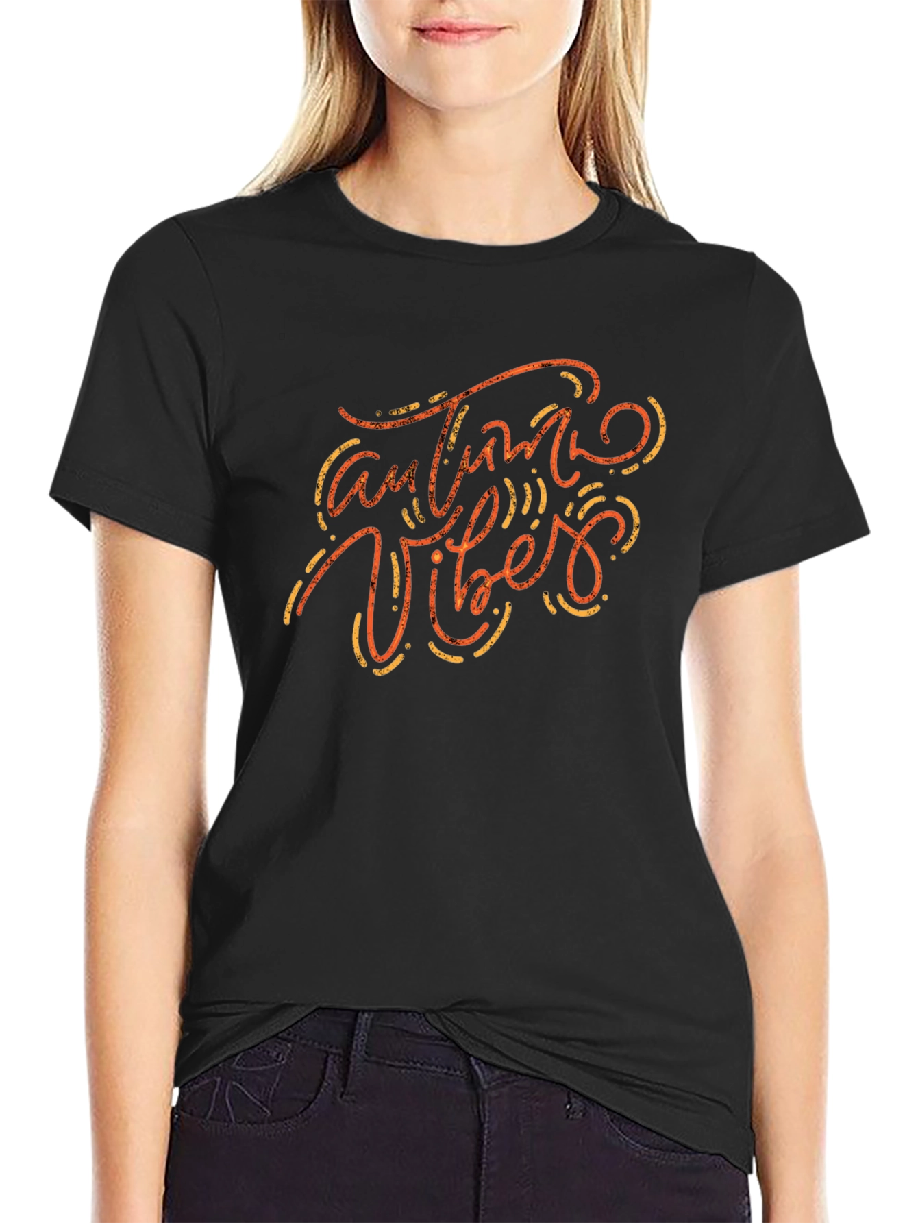 Autumn Vibes Graphic Tee - Fall Season Shirt