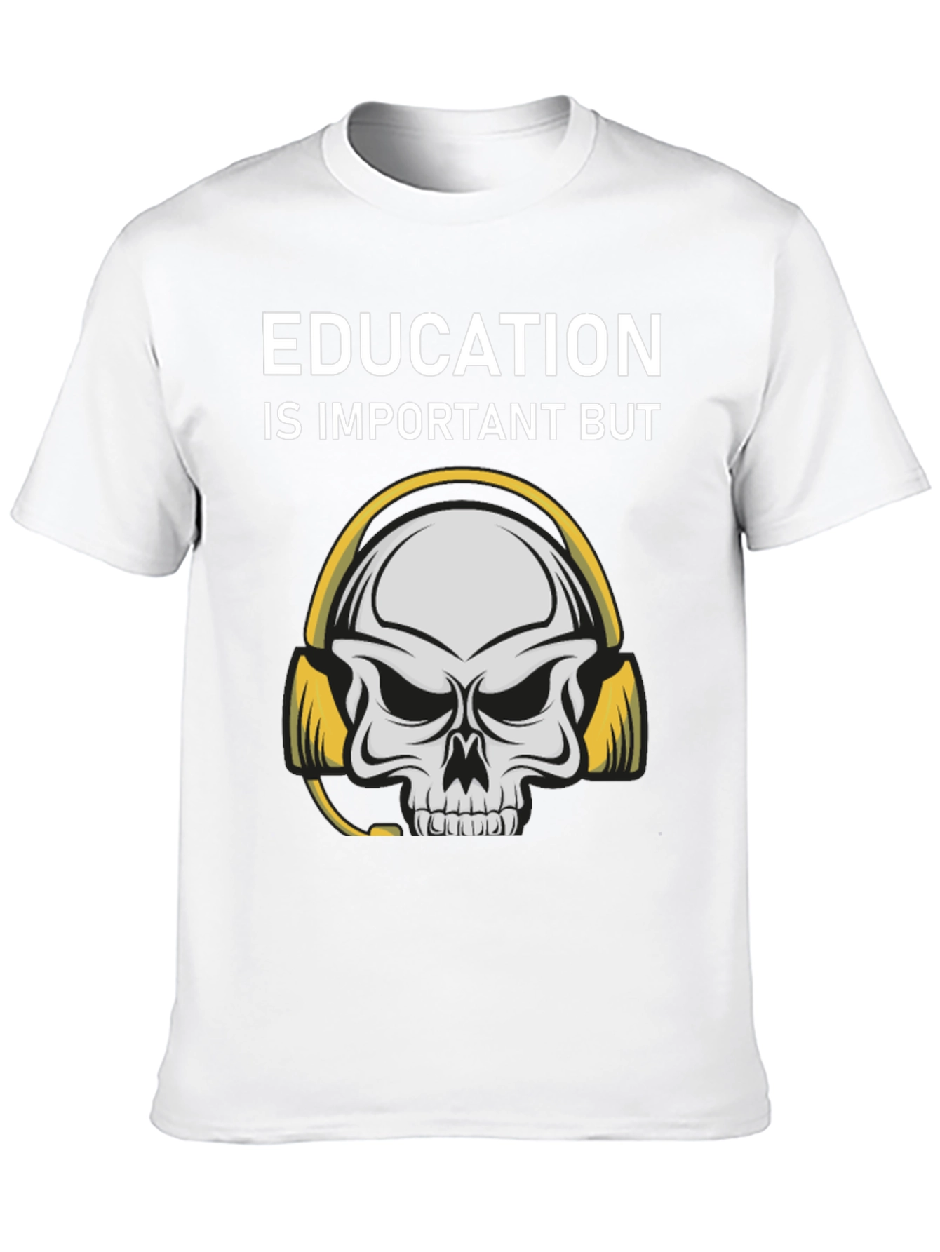 Education Skull Graphic Tee