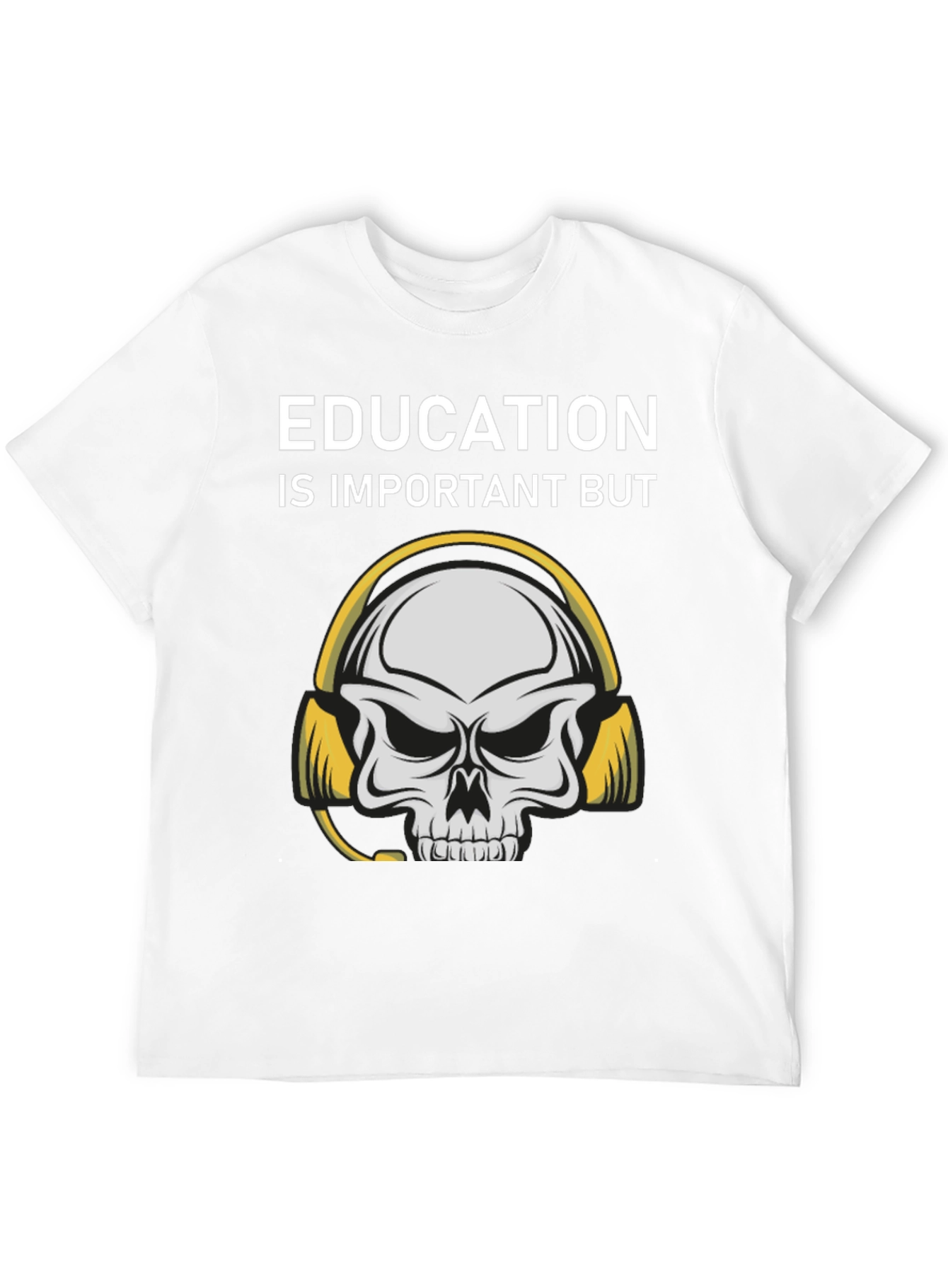 Education Skull Graphic Tee