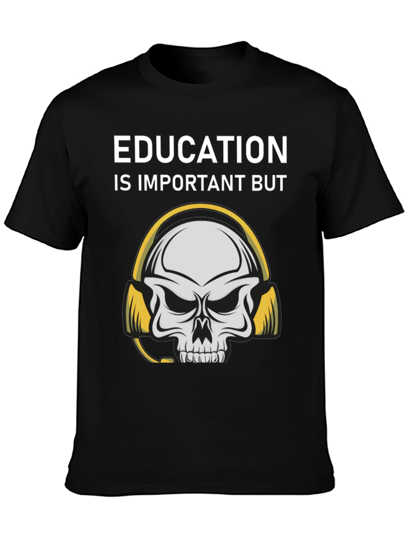 Education Skull Graphic Tee