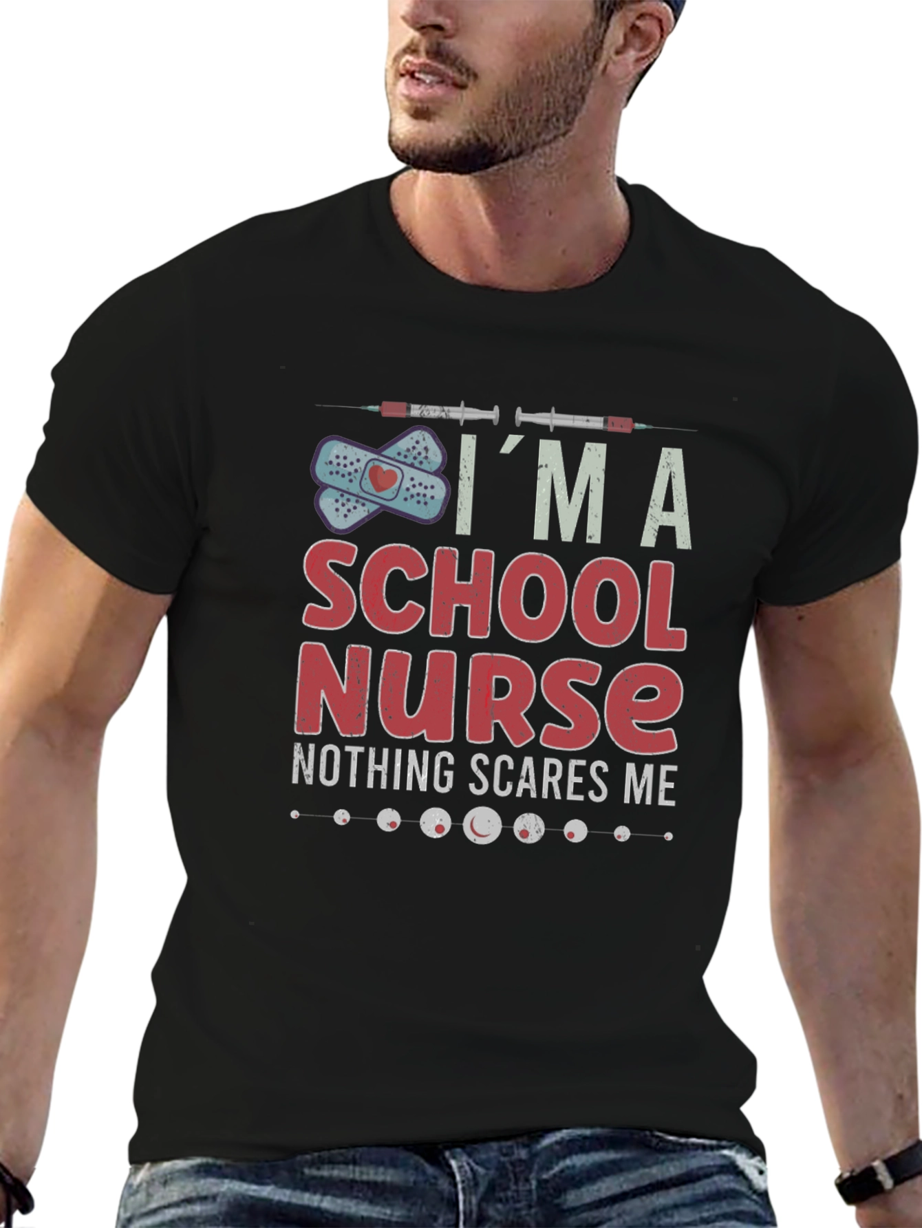 Im A School Nurse Graphic T-Shirt