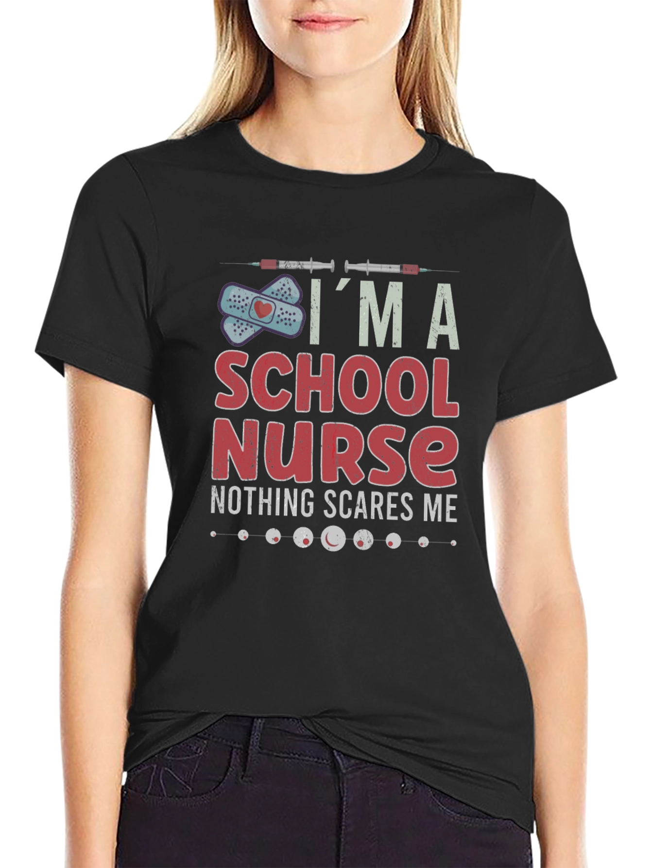 Im A School Nurse Graphic T-Shirt