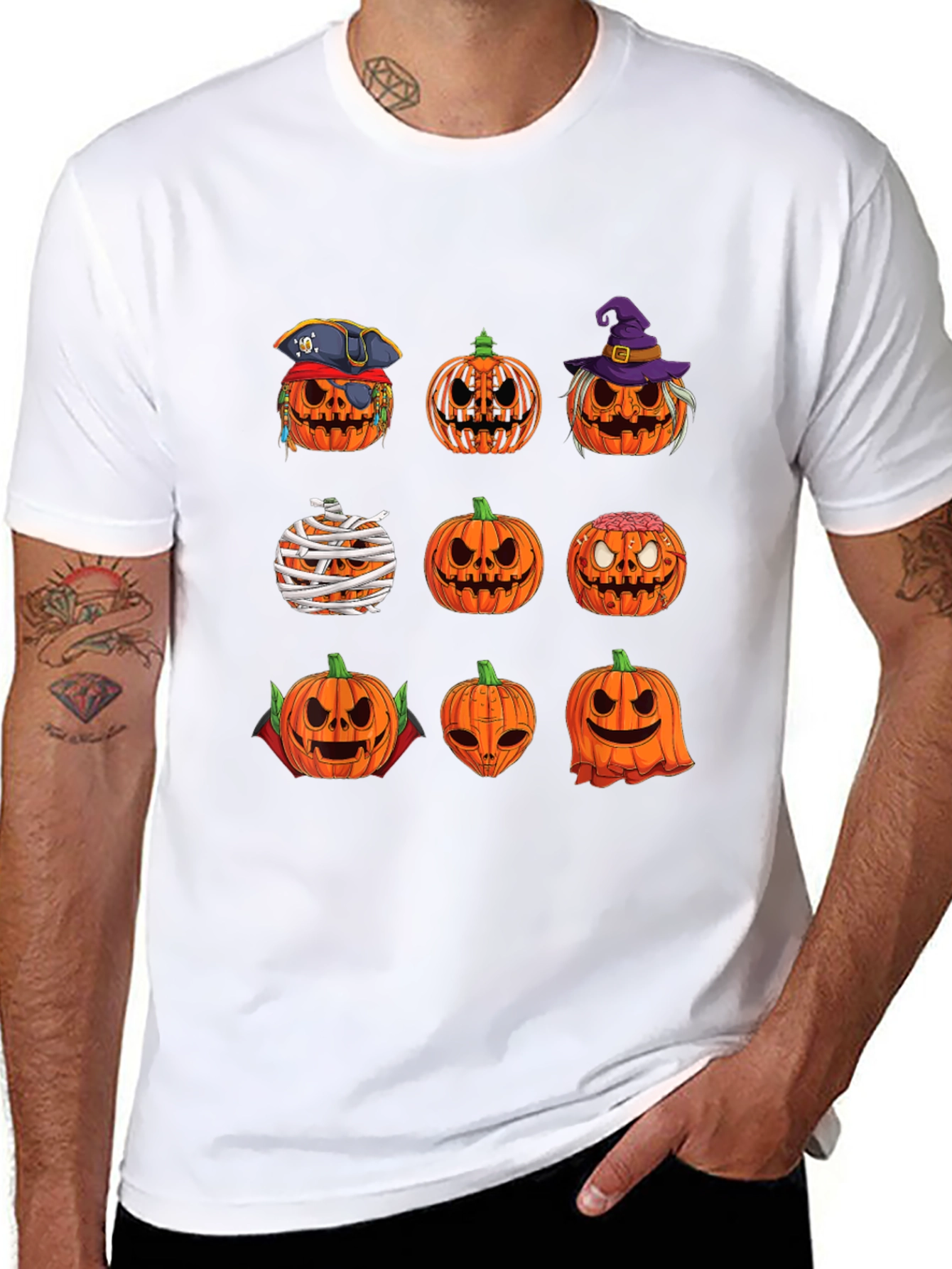 Halloween Pumpkin T-Shirt - Spooky Season Tee